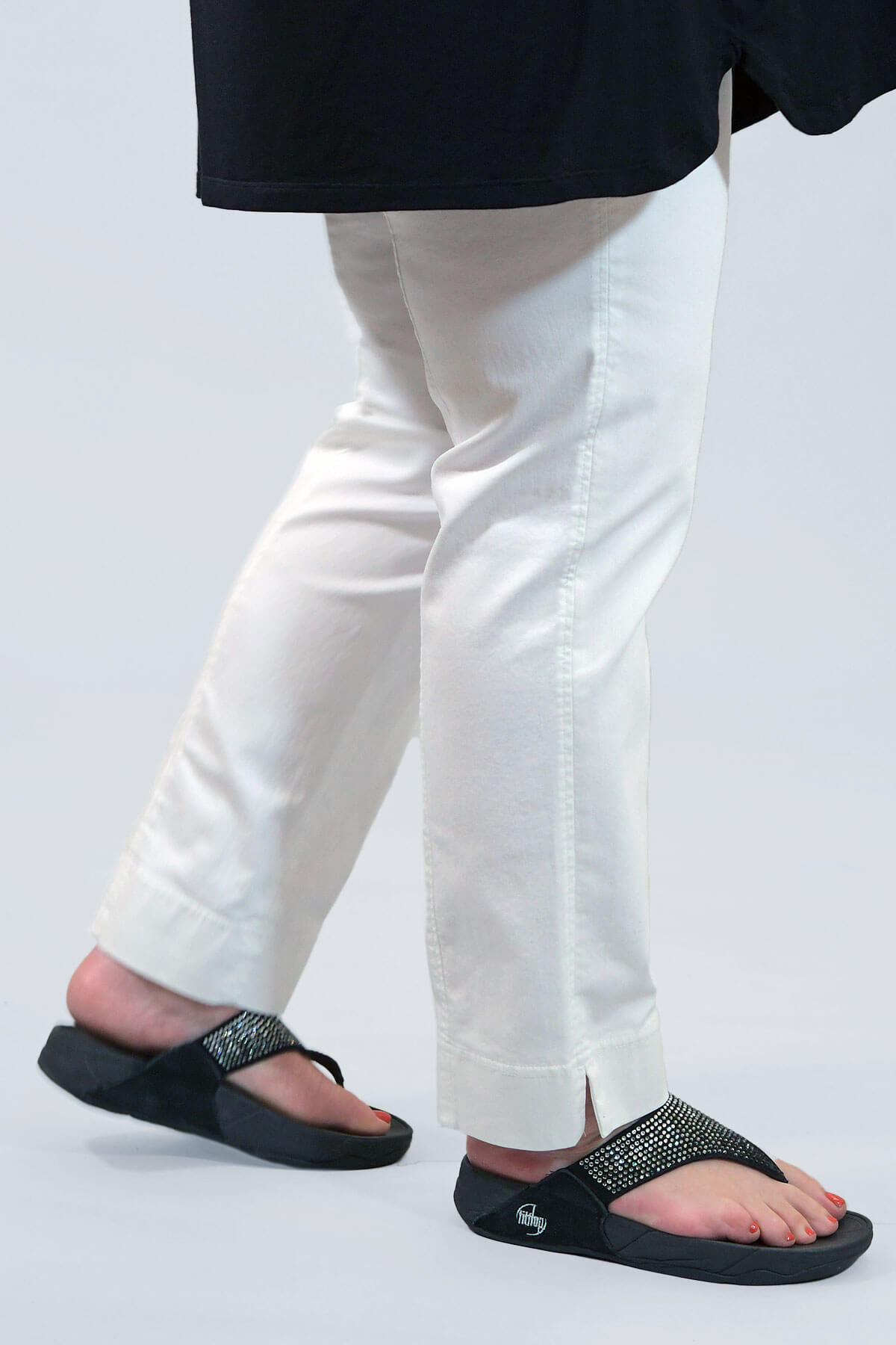 Robell Marie Pull-on Jeans - white