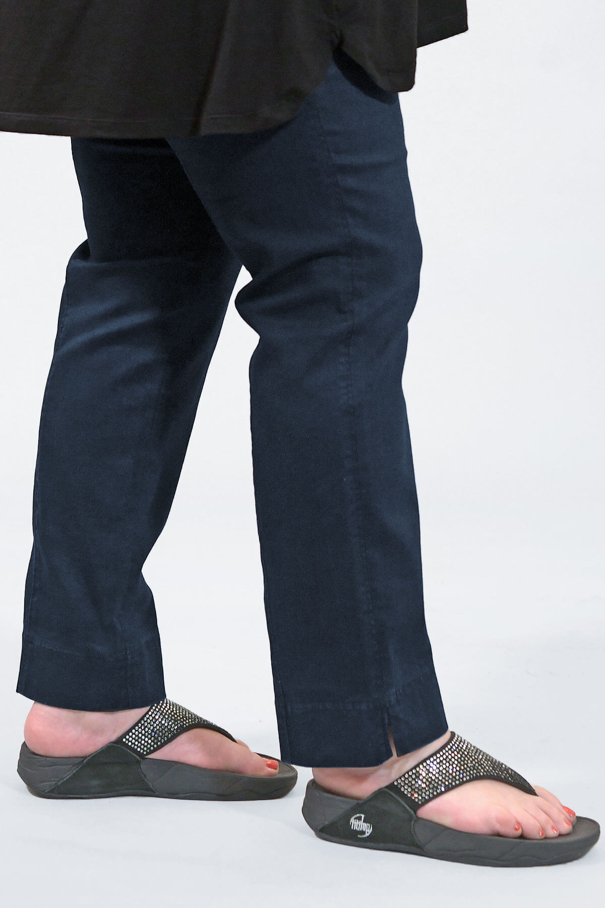 Robell Marie Pull-on Jeans - navy denim