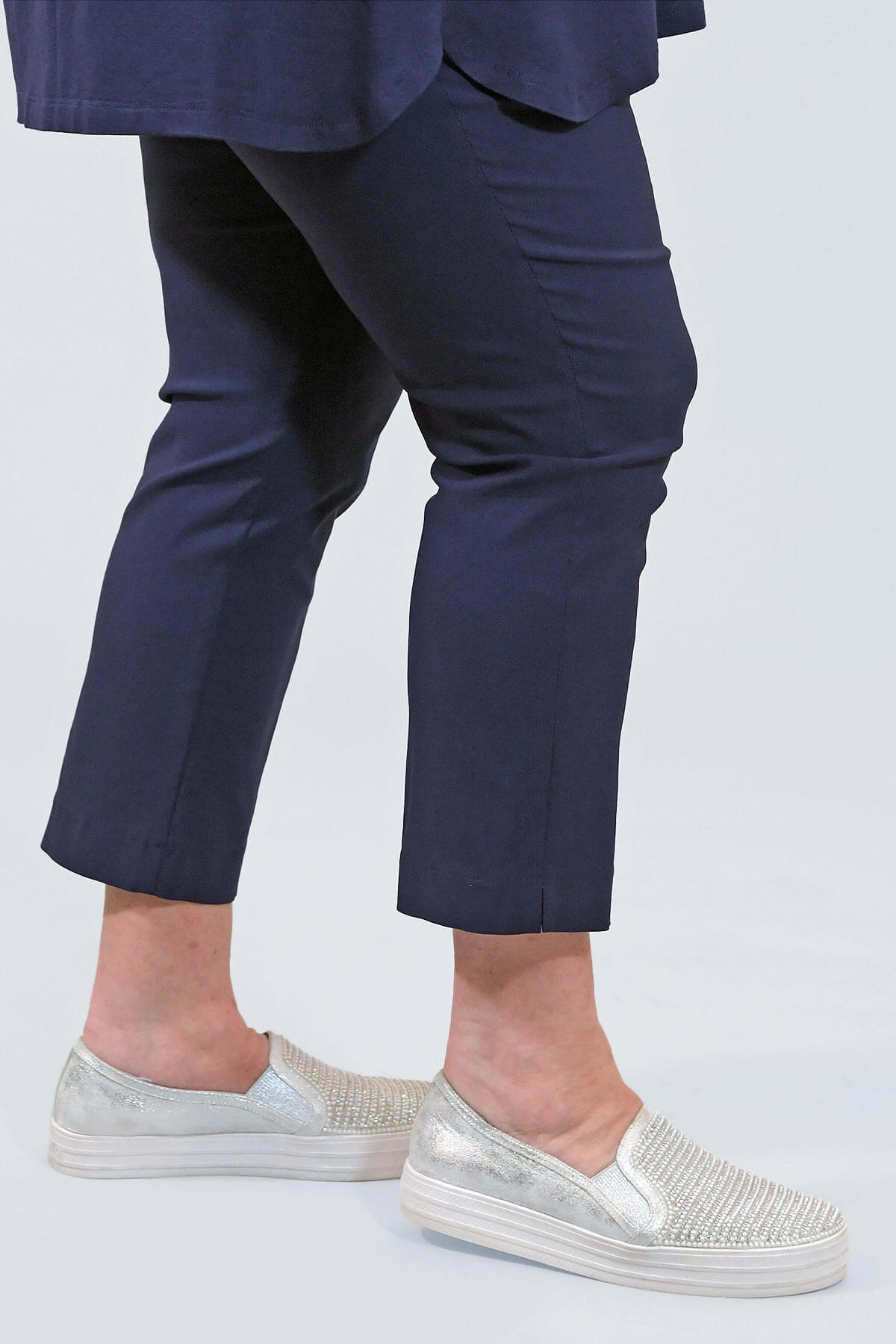 Mona Lisa lightweight narrow crops - navy