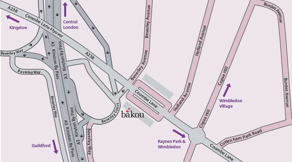 Bakou Location Map