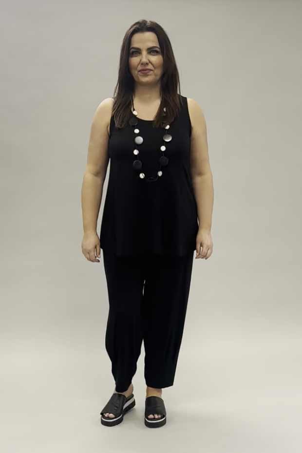 Noen panel vest - black
