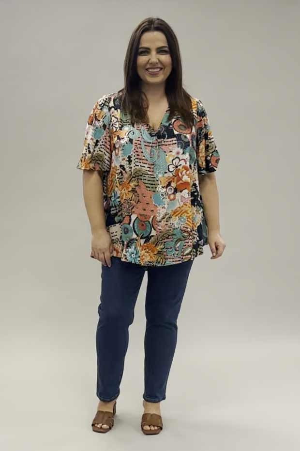Orientique Yakushima oversized top