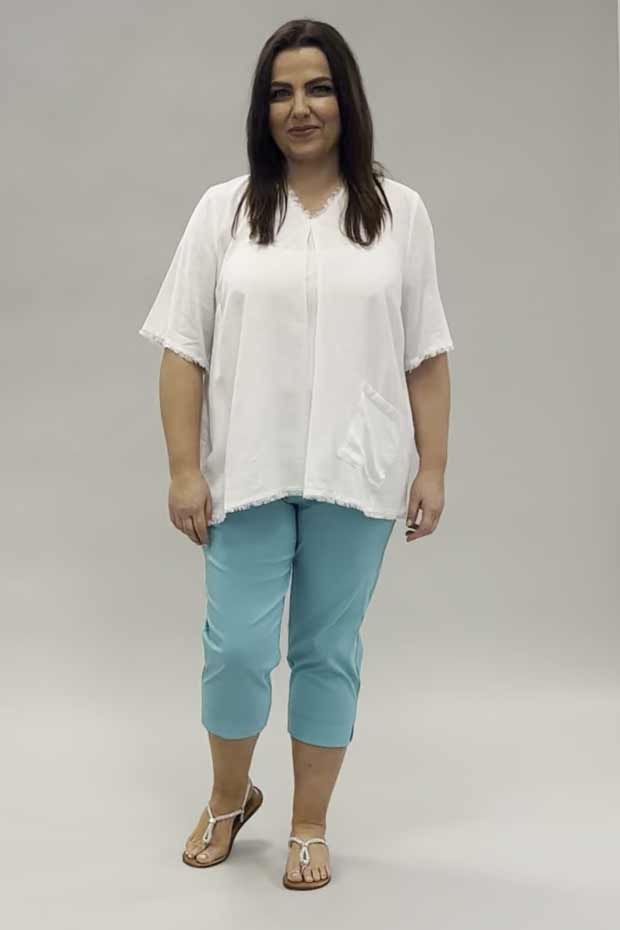 Robell Marie capris - aqua