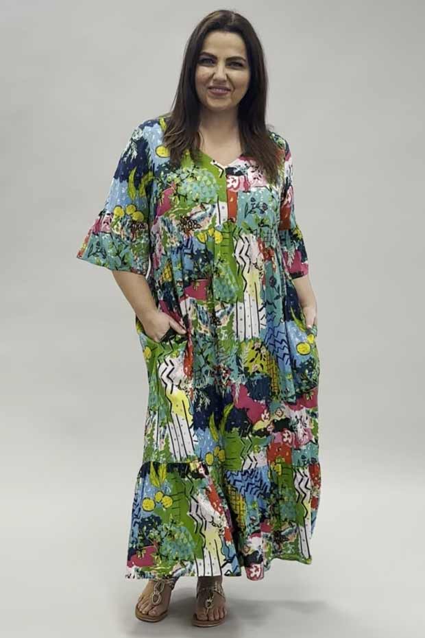 Orientique Elafonissi peak dress