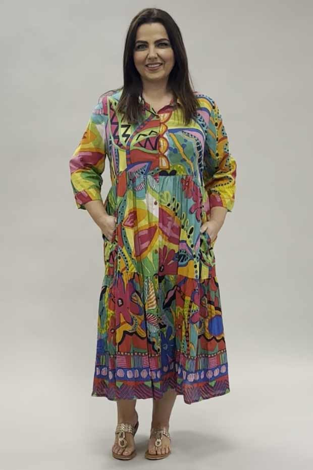 Orientiqe San Miguel shirt dress