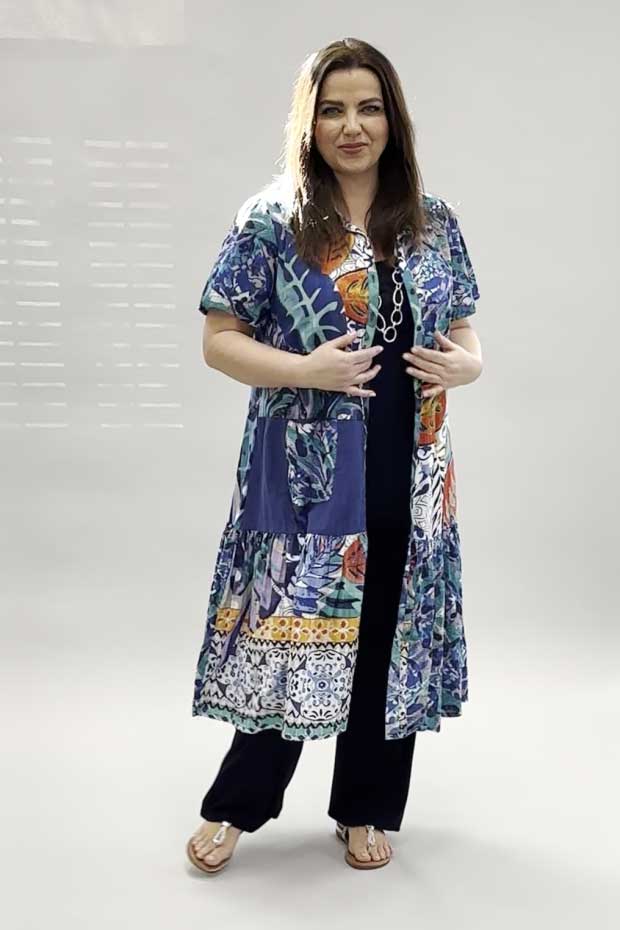 Orientique Cayman shirt dress