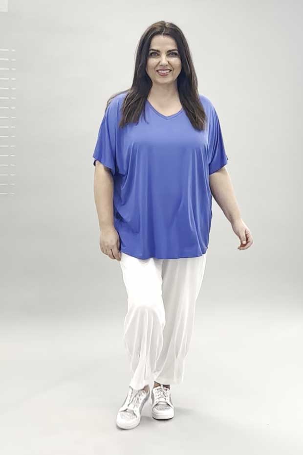 Wasabi Stella t-shirt - amparo blue
