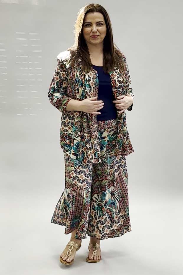 Orientique Rio pleat shirt
