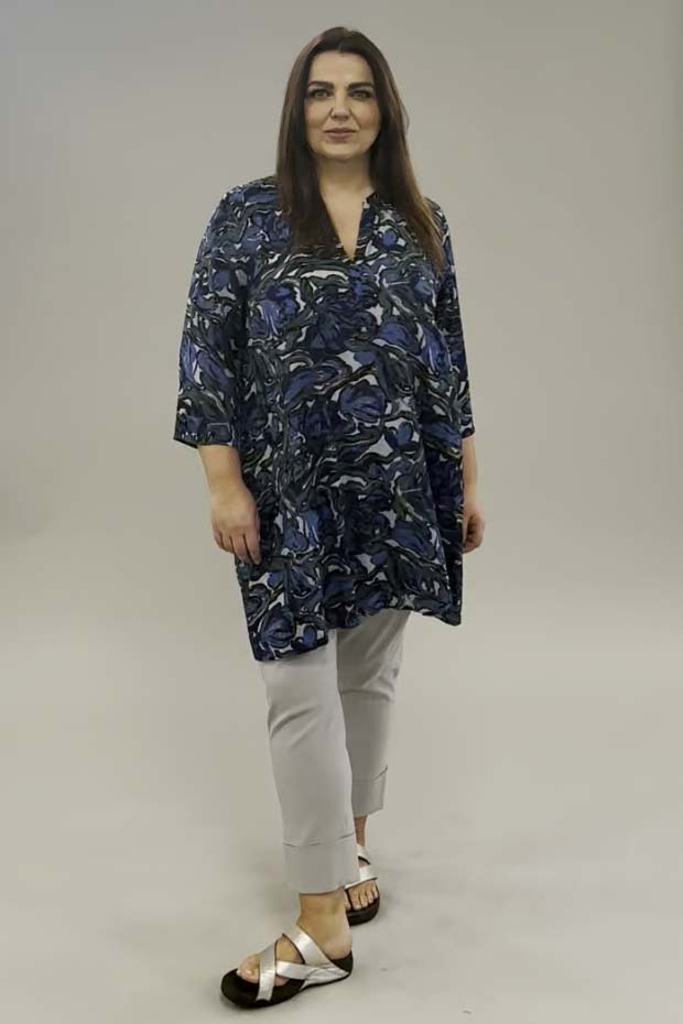 Masai Gali tunic - blue fog