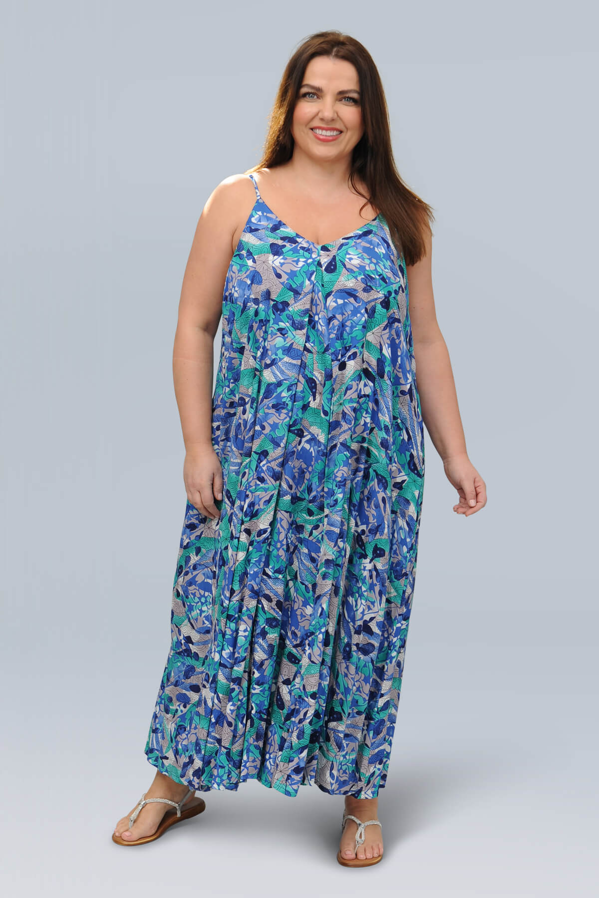 Orientique Cayman strappy dress