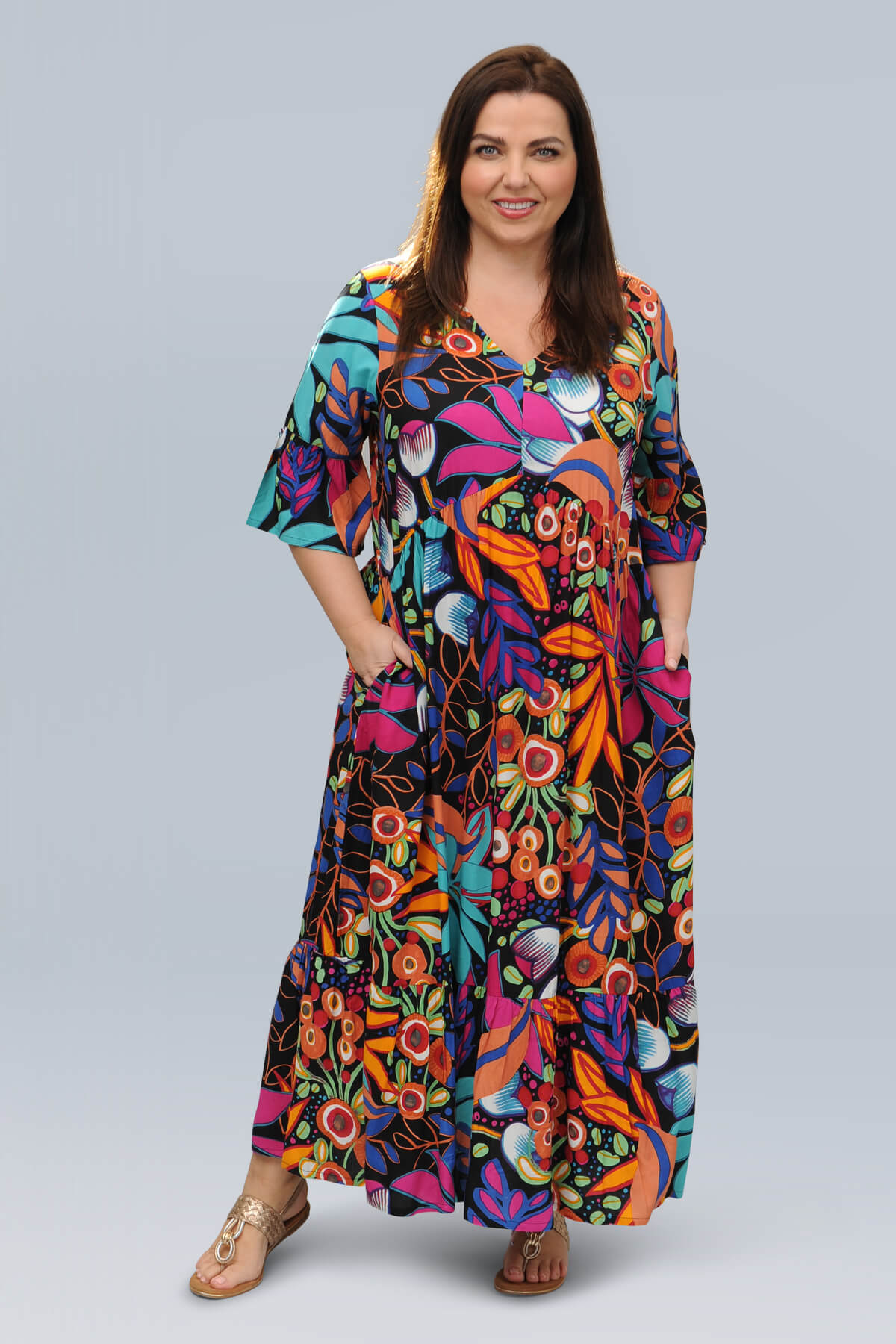 Orientique Copacabana peak dress