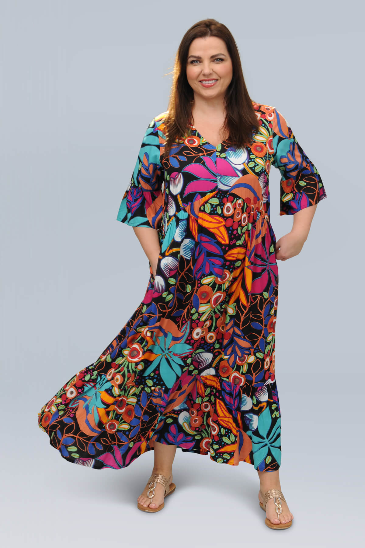 Orientique Copacabana peak dress