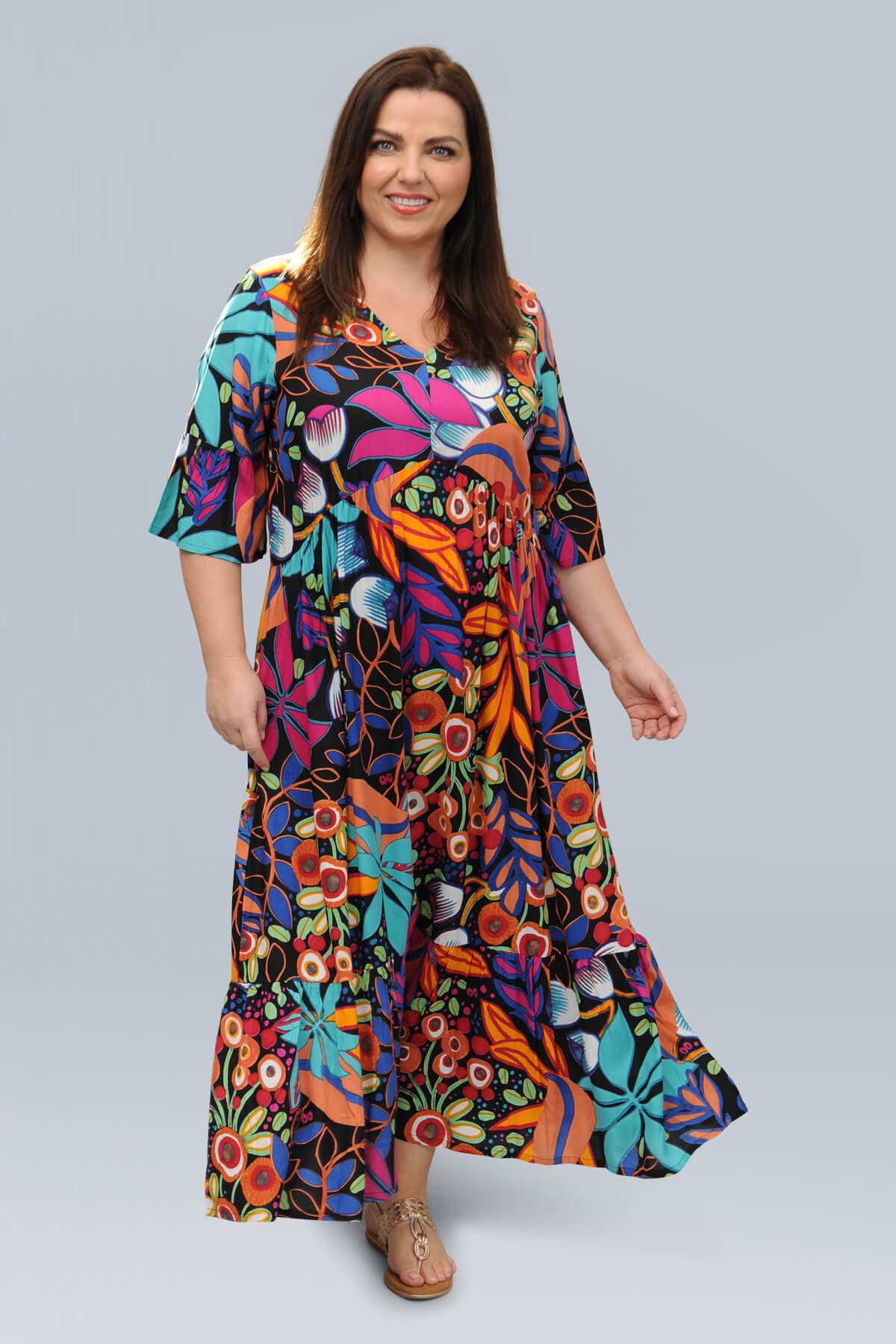 Orientique Copacabana peak dress