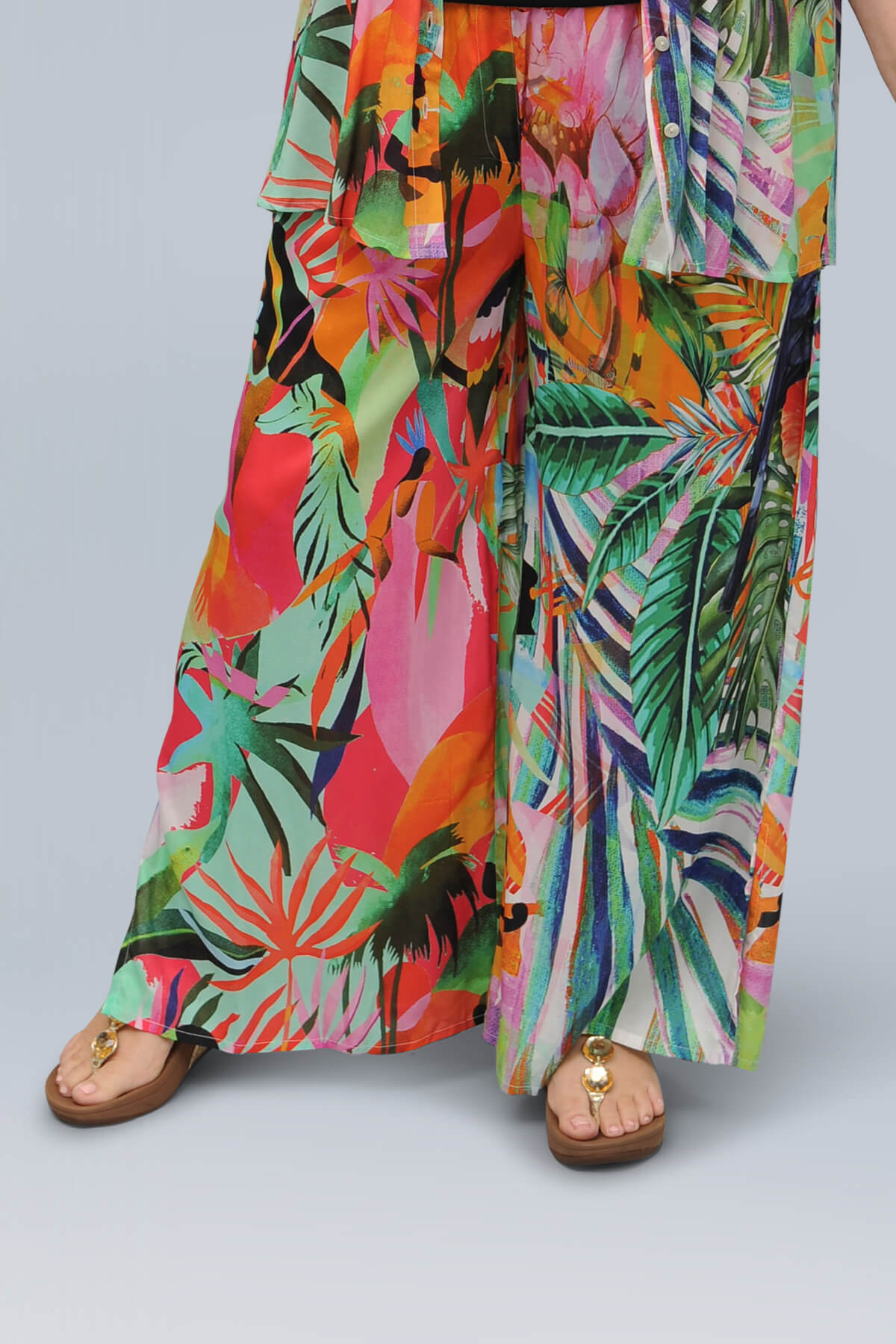 Orientique Rio digital Rainforest trousers
