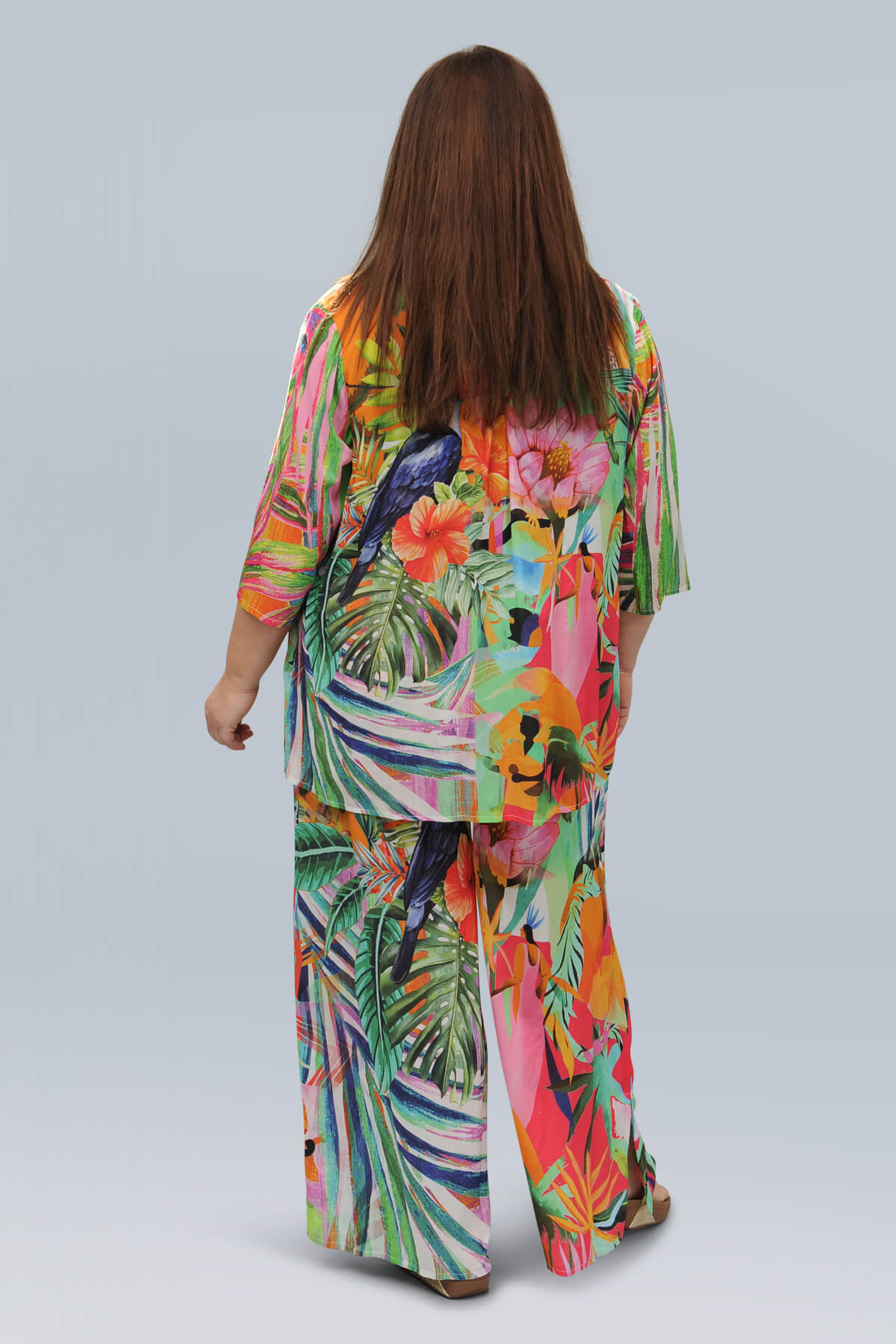 Orientique Rio digital Rainforest shirt