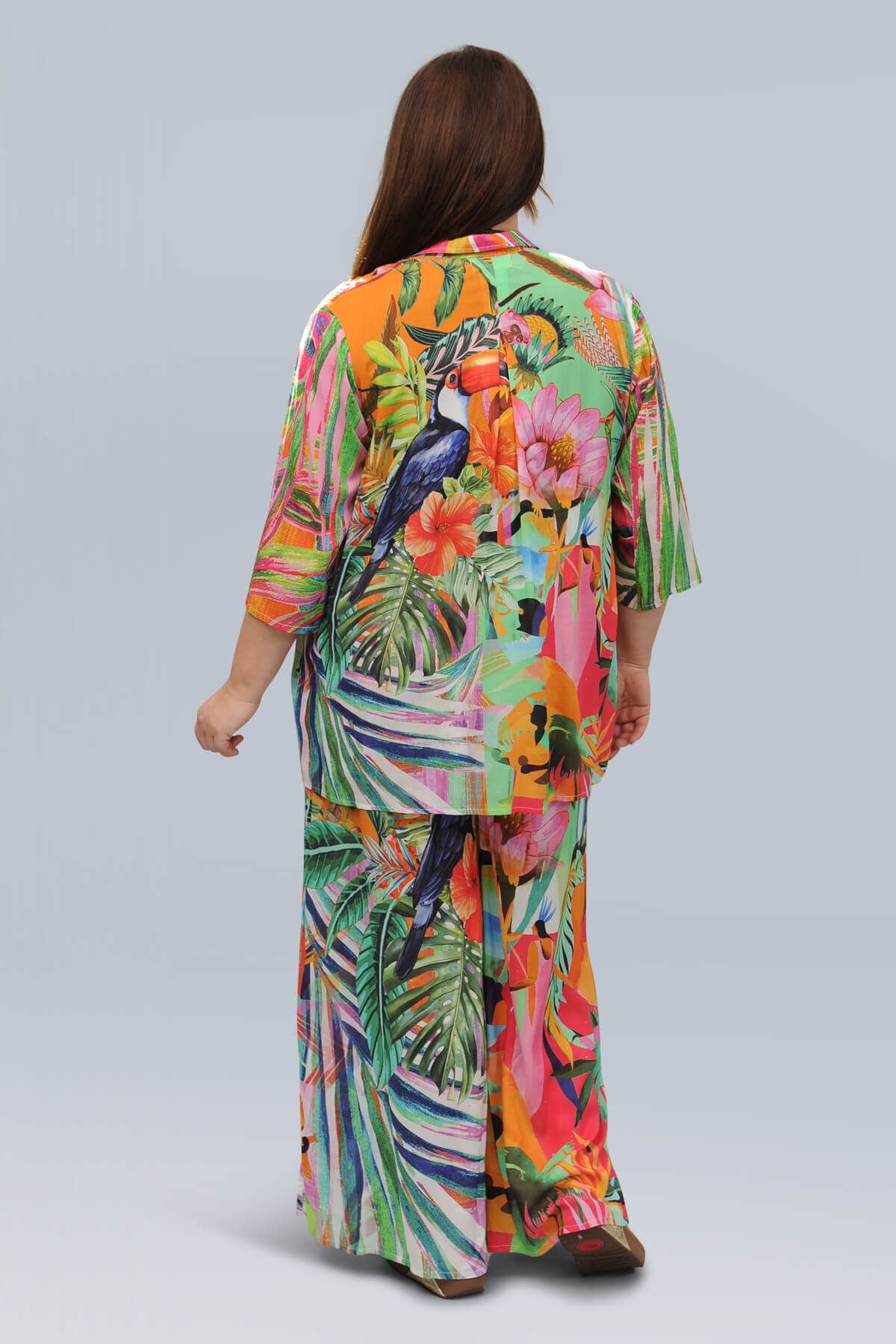 Orientique Rio digital Rainforest shirt