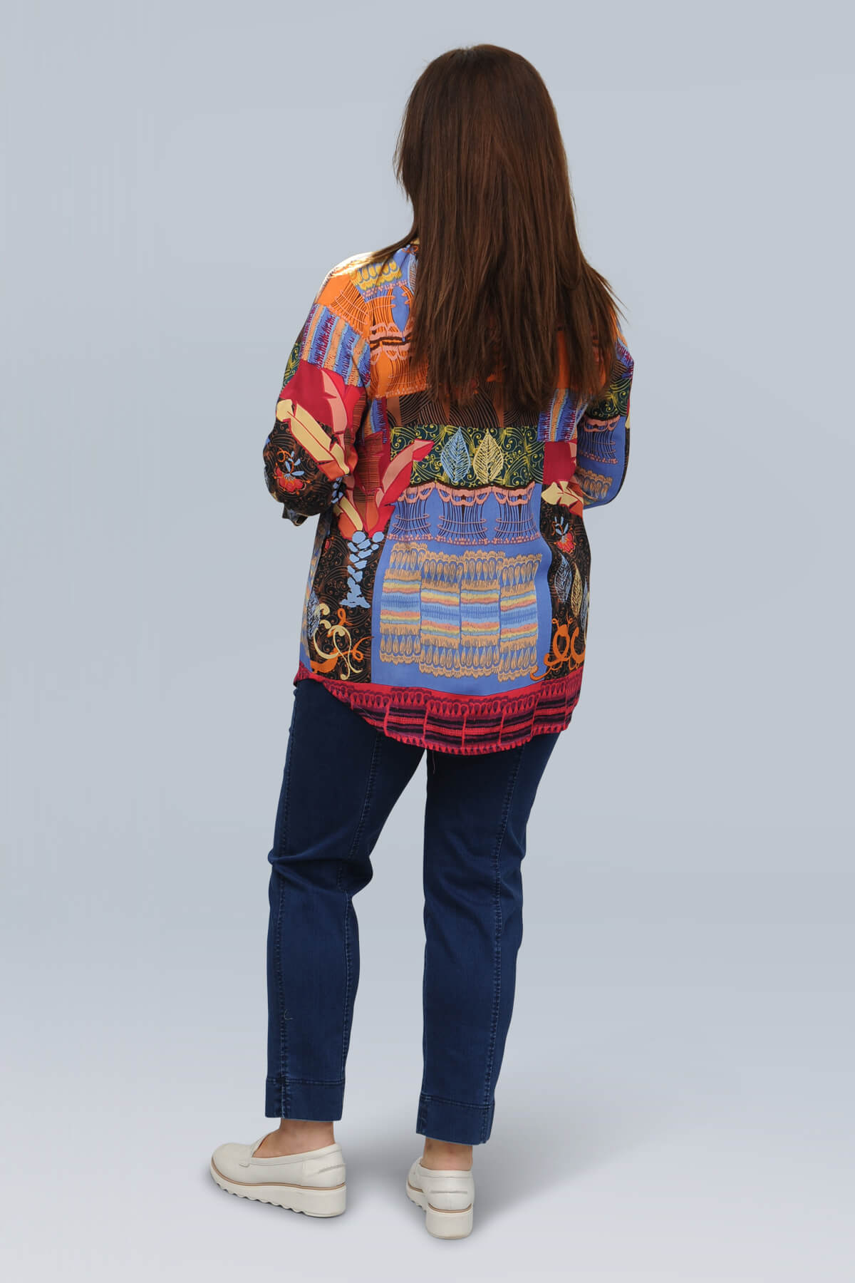 Orientique El Gouna pleat shirt