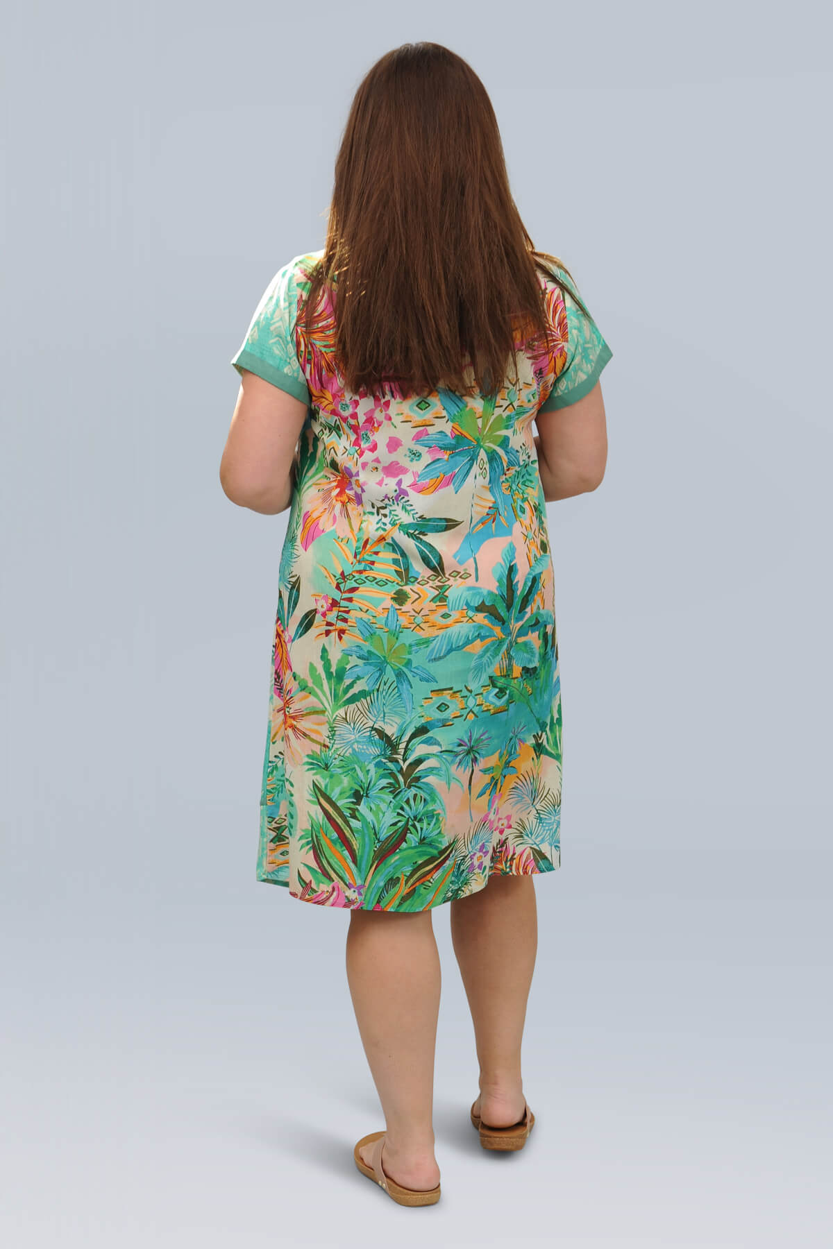 Orientique Hanalei patch dress
