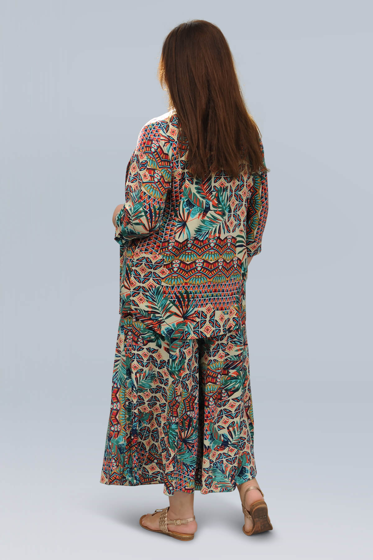 Orientique Rio pleat shirt