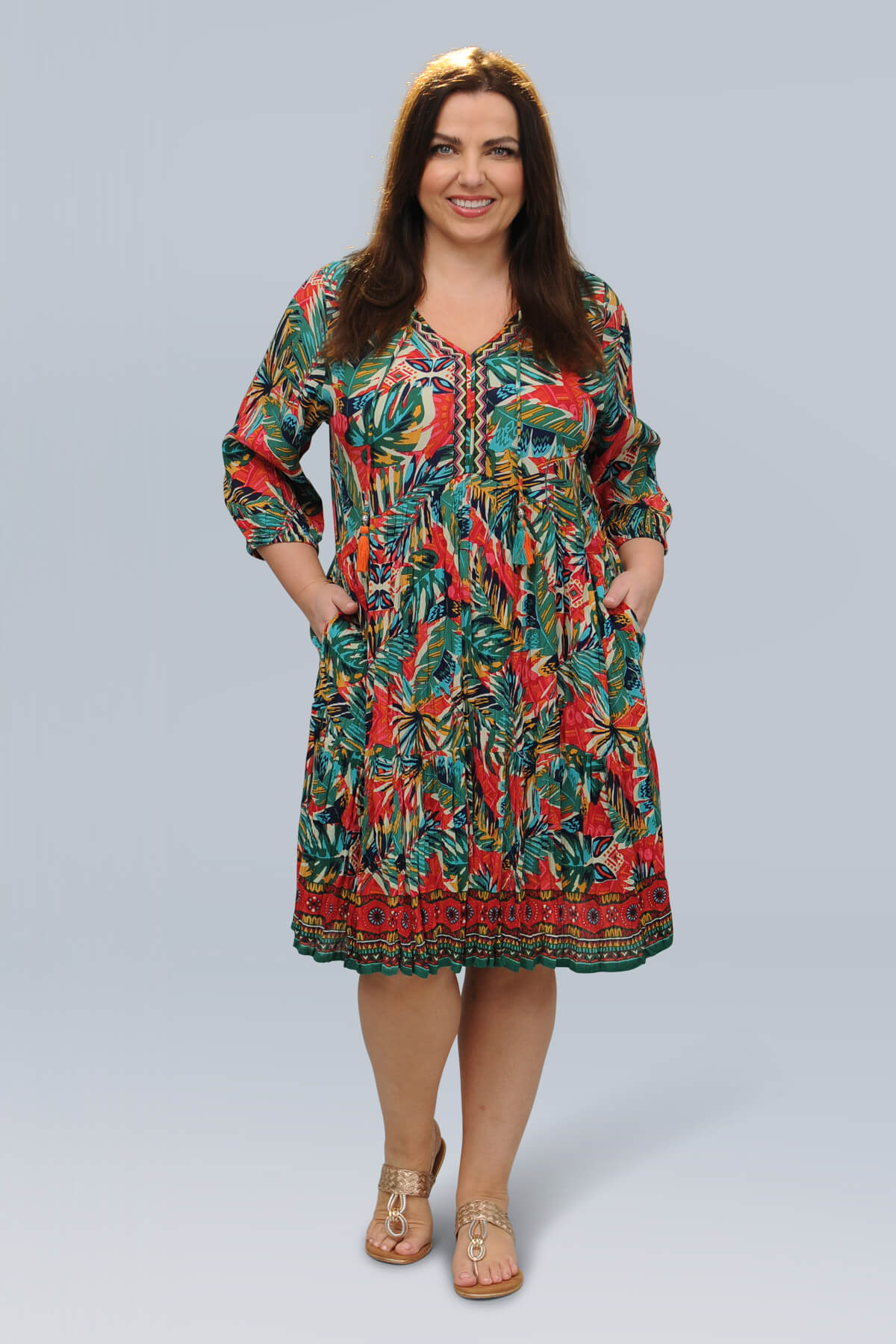 Orientique Rio tassle dress