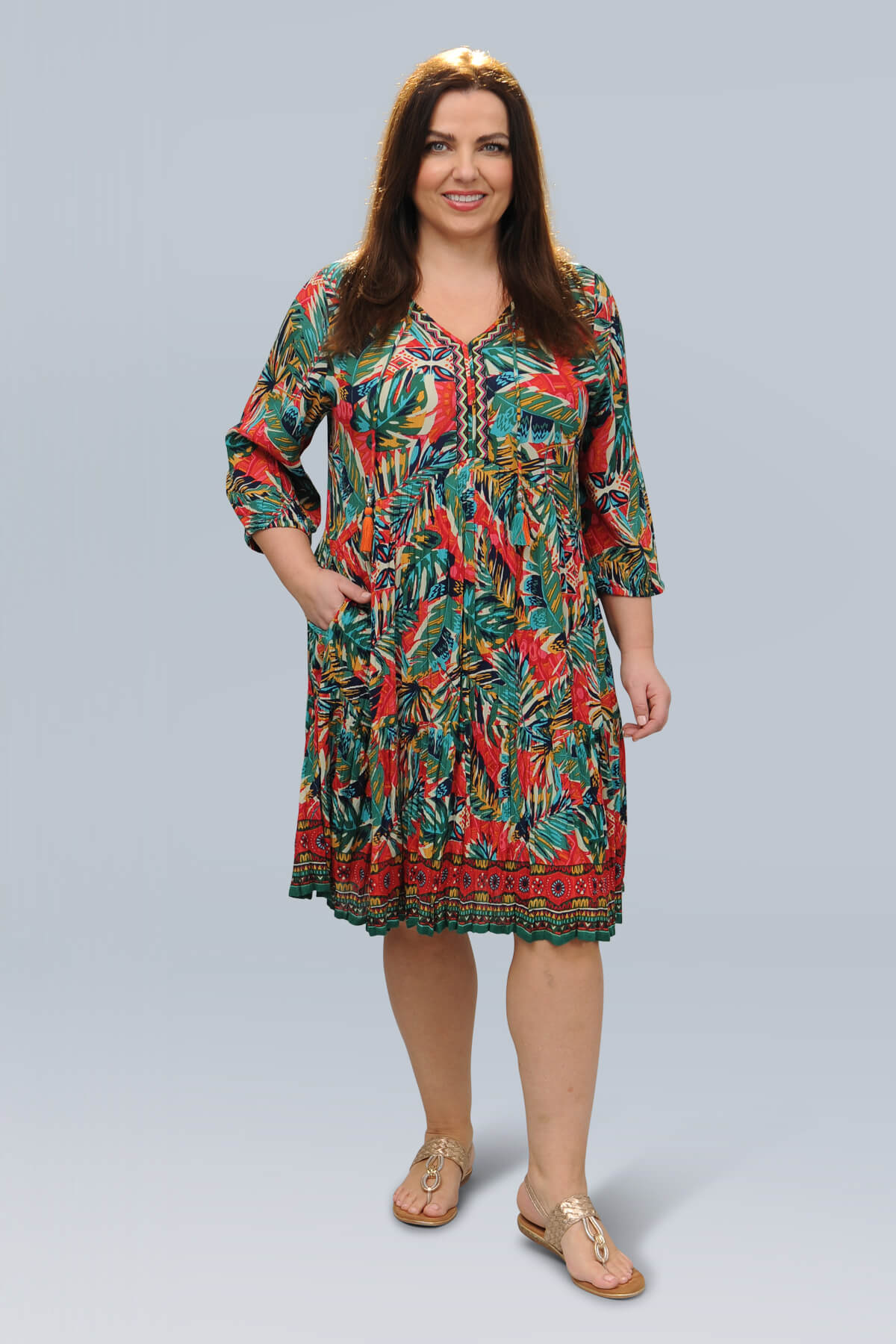 Orientique Rio tassle dress
