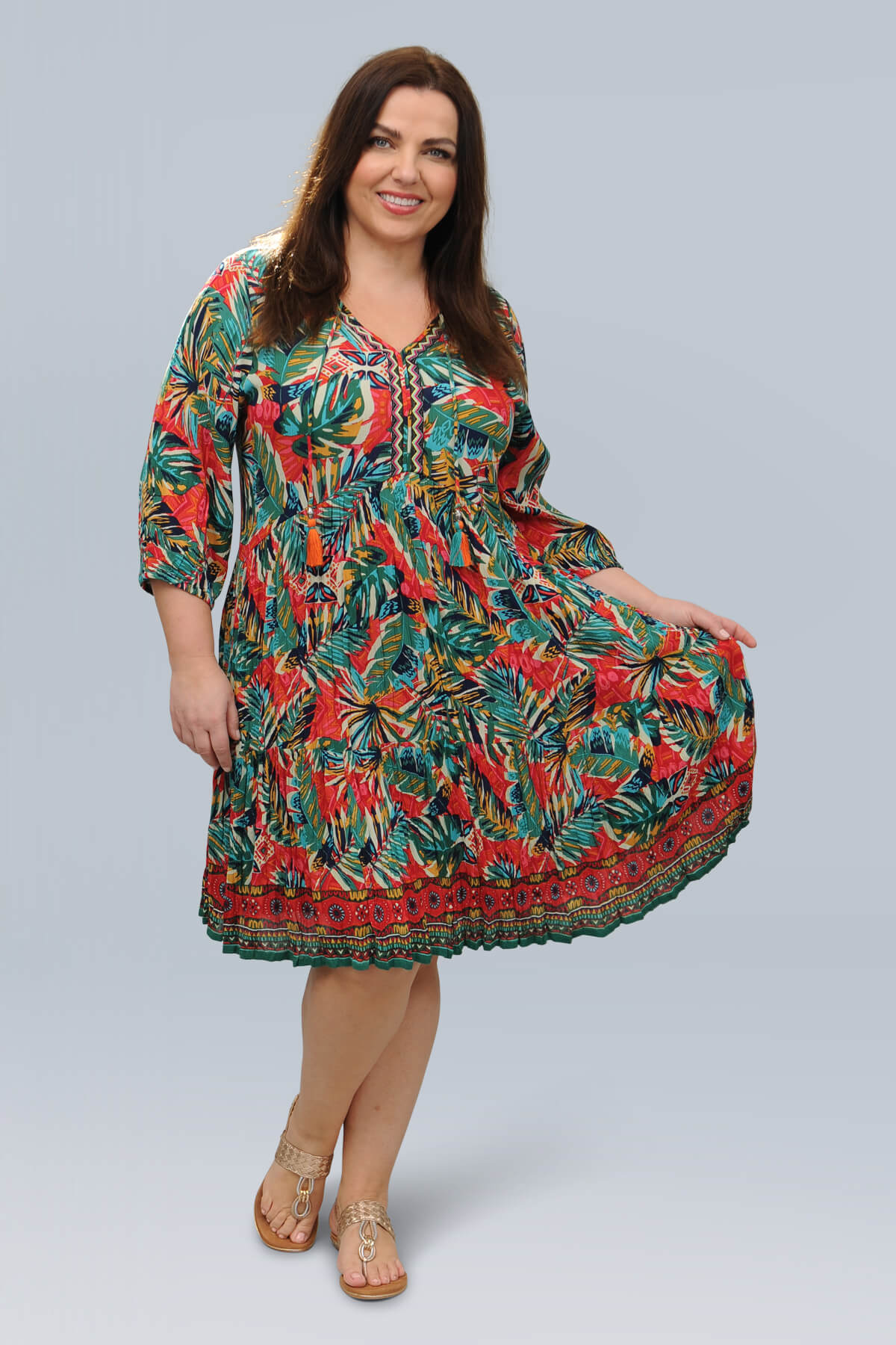 Orientique Rio tassle dress