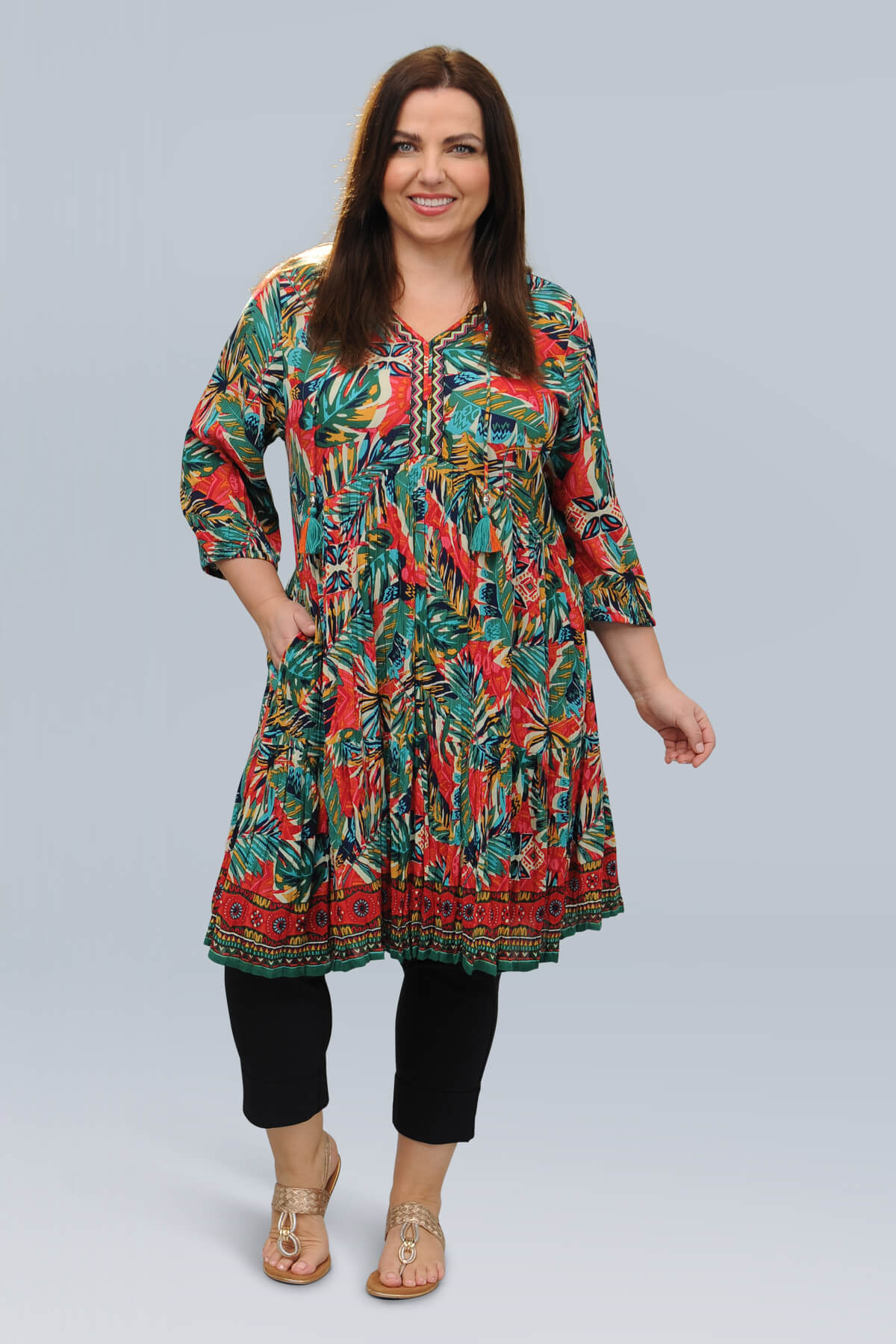Orientique Rio tassle dress