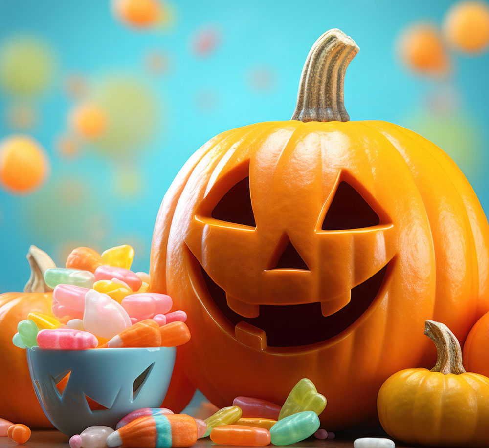 Halloween Pumpkin and Sweets
