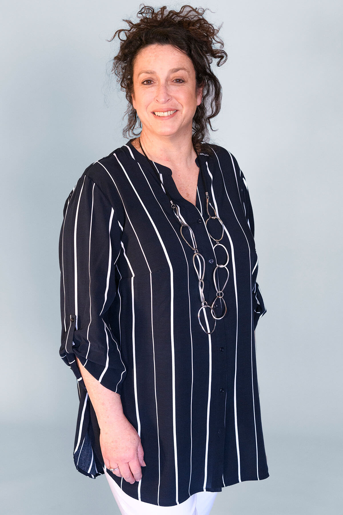 Doris Streich long stripe shirt
