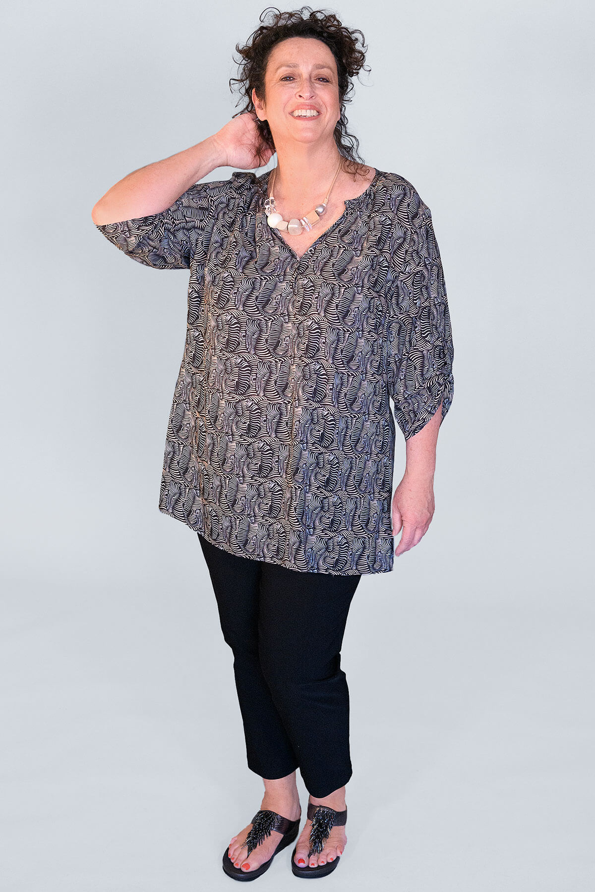 Doris Streich squiggle tunic