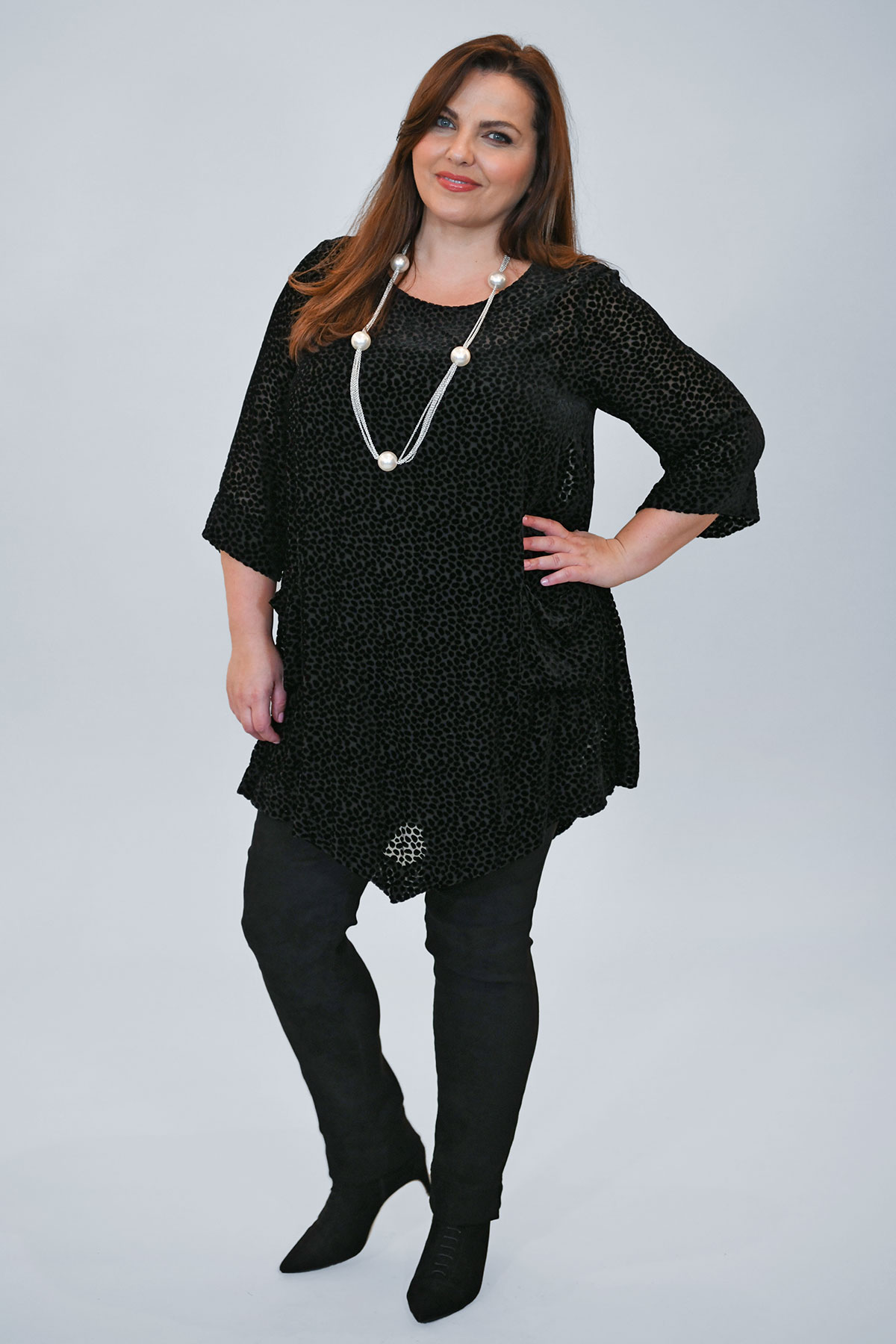 Grizas devore dotty tunic