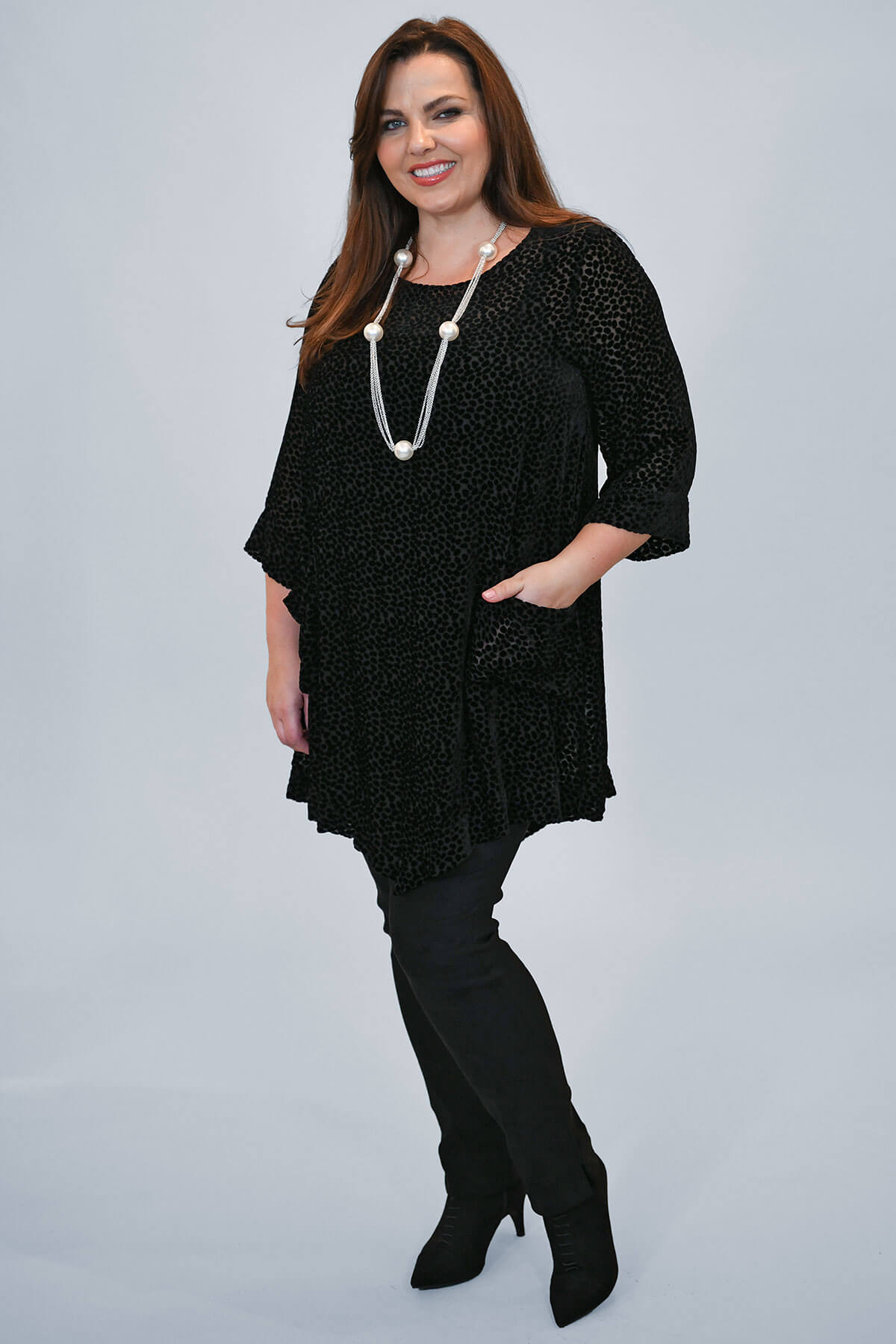 Grizas devore dotty tunic
