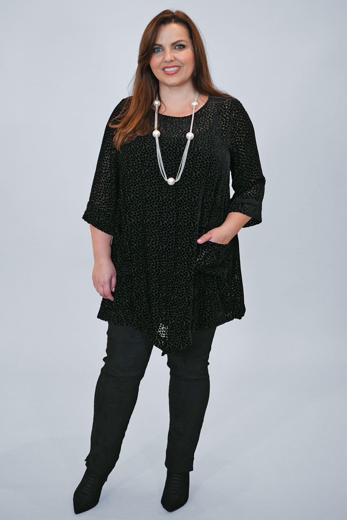 Grizas devore dotty tunic