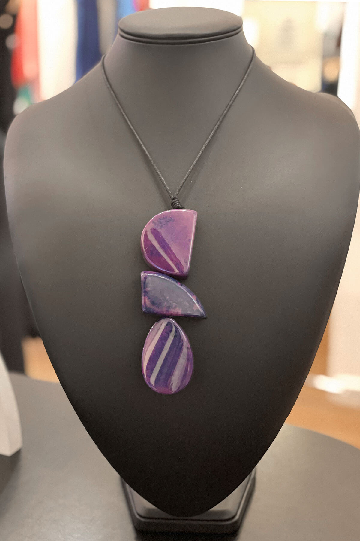 Necklace Maggie - purple