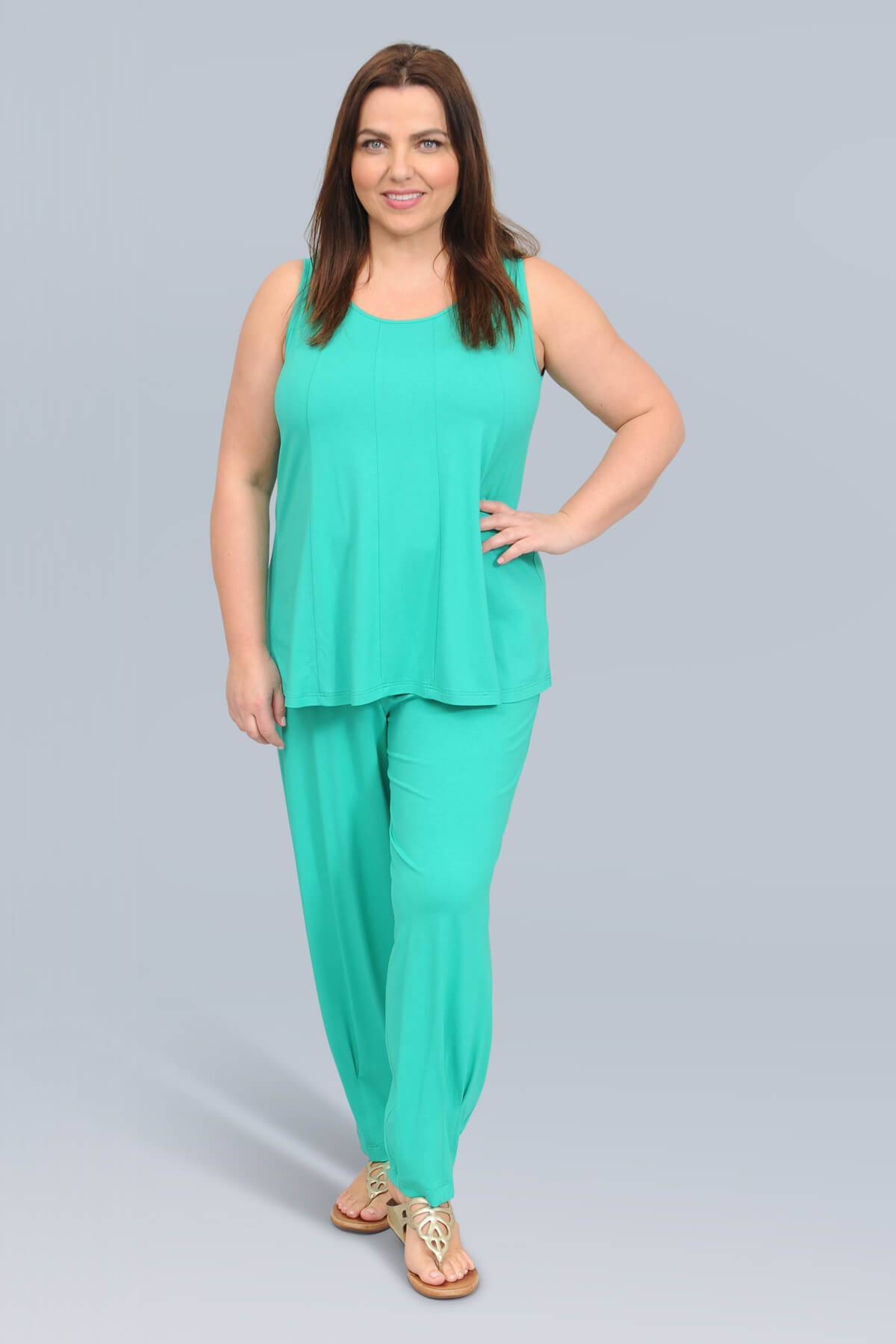 Noen panel vest - coral