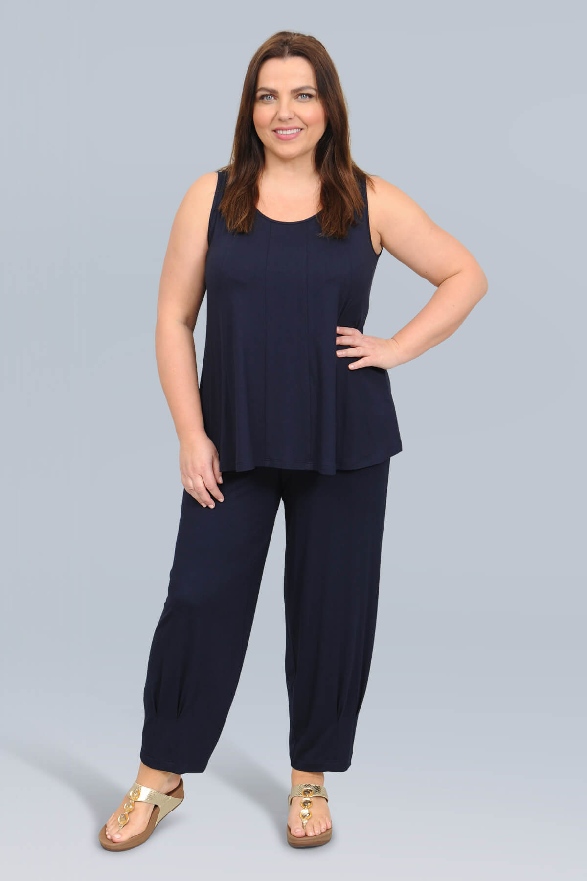 Noen panel vest - navy
