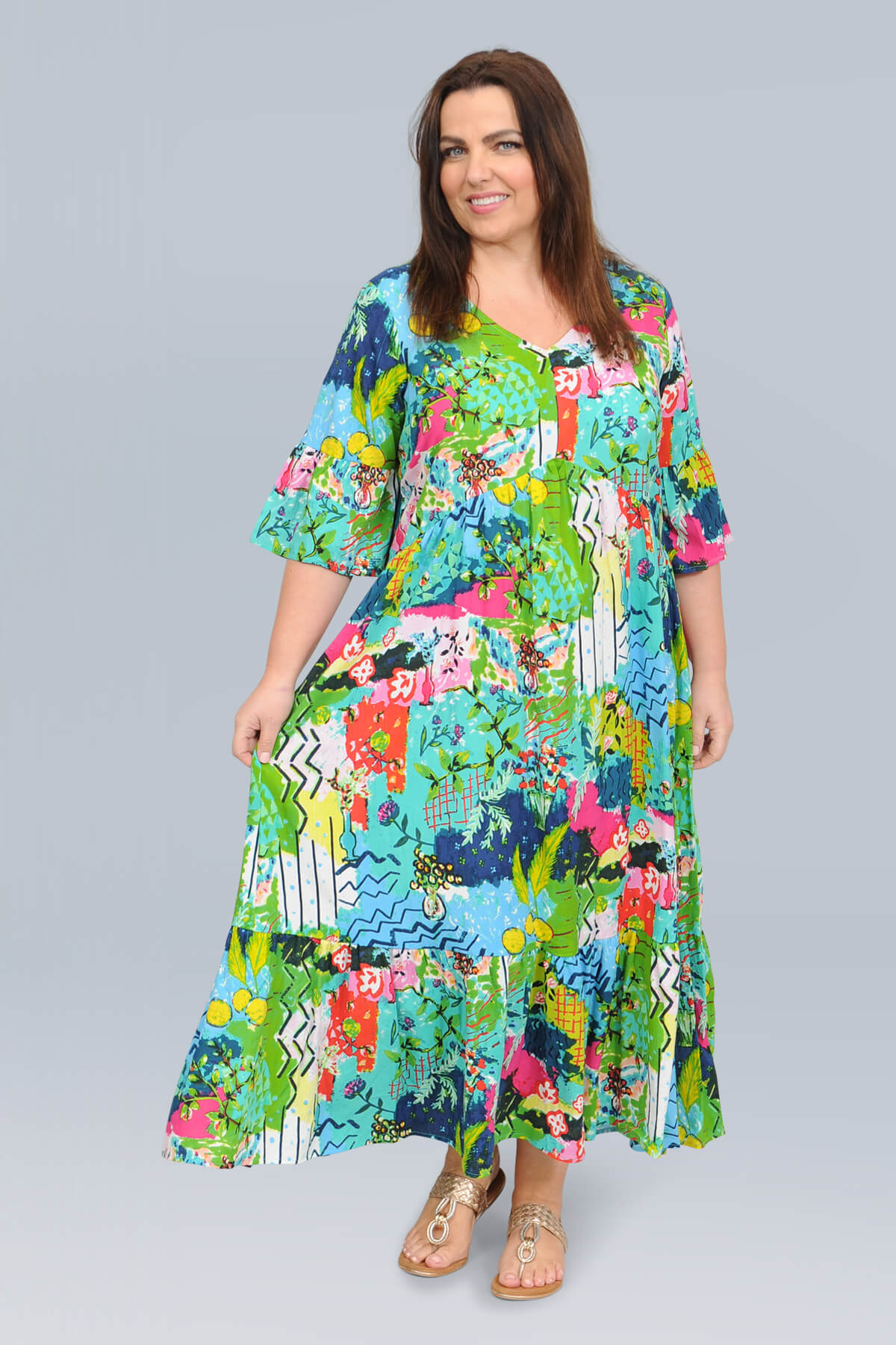 Orientique Elafonissi peak dress