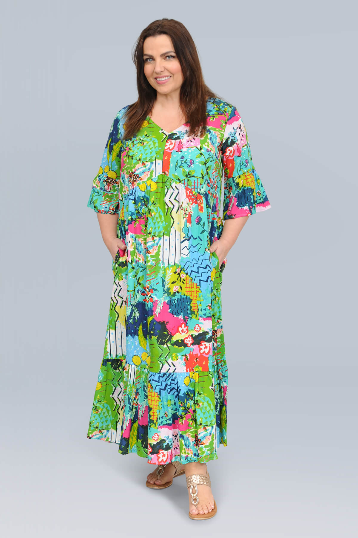 Orientique Elafonissi peak dress