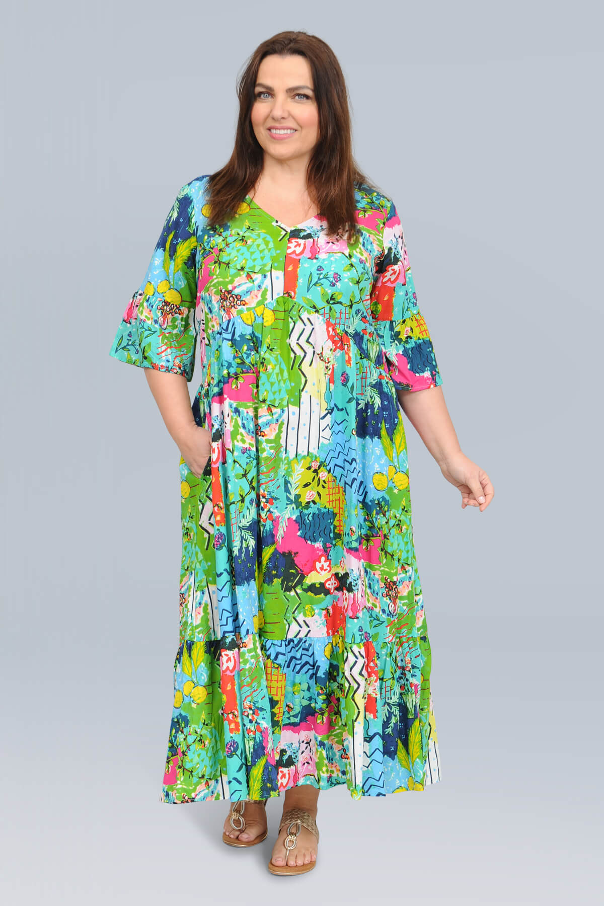 Orientique Elafonissi peak dress