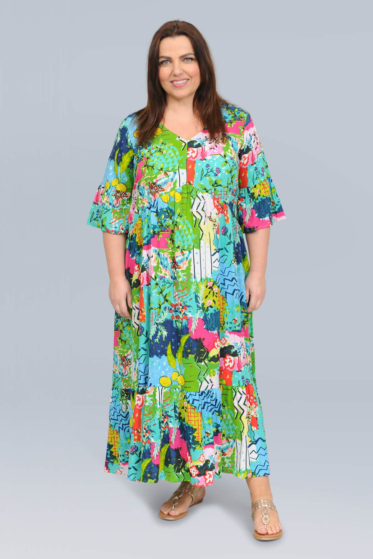 Orientique Elafonissi peak dress