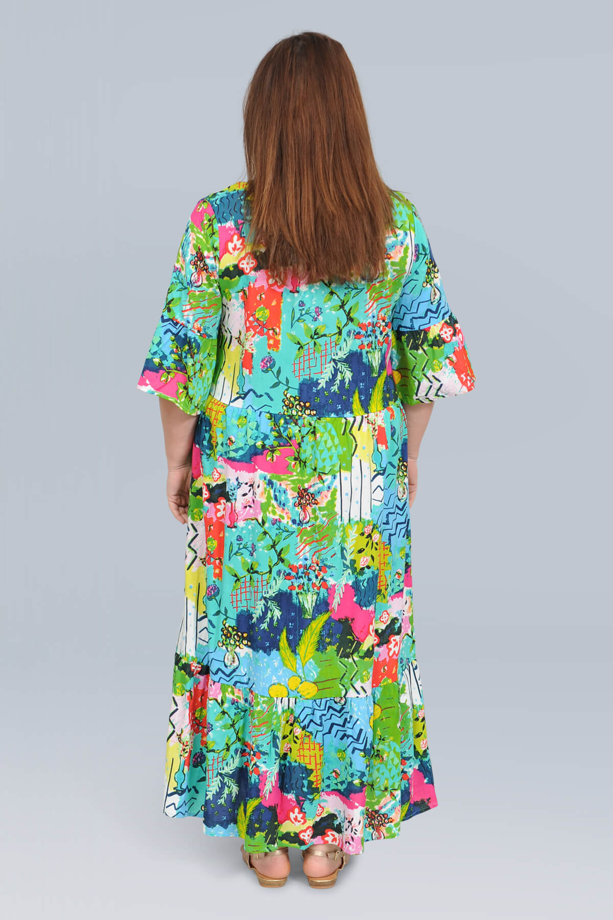 Orientique Elafonissi peak dress
