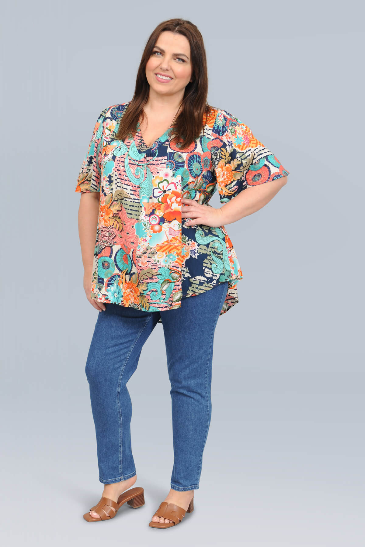 Orientique Yakushima oversized top