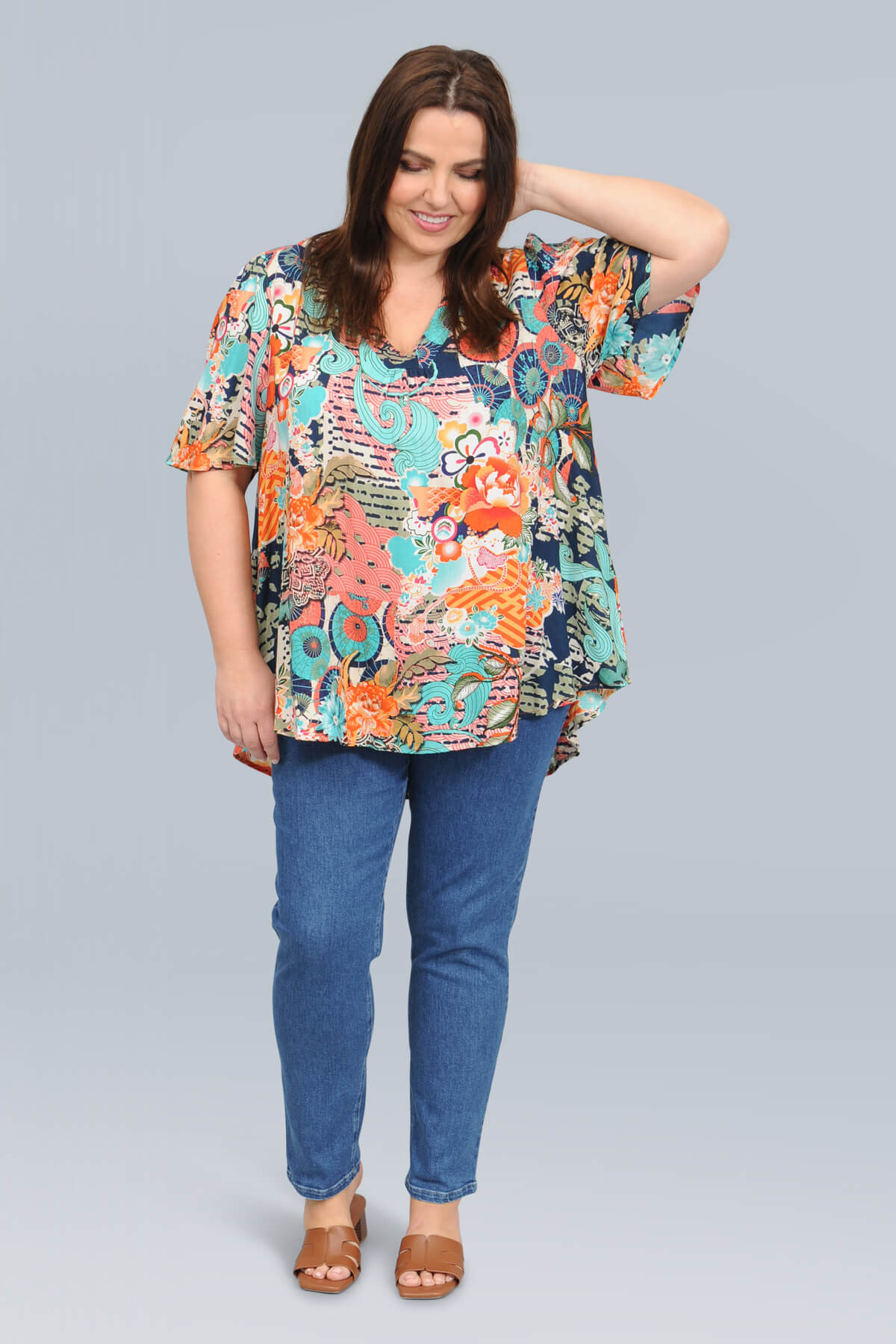 Orientique Yakushima oversized top