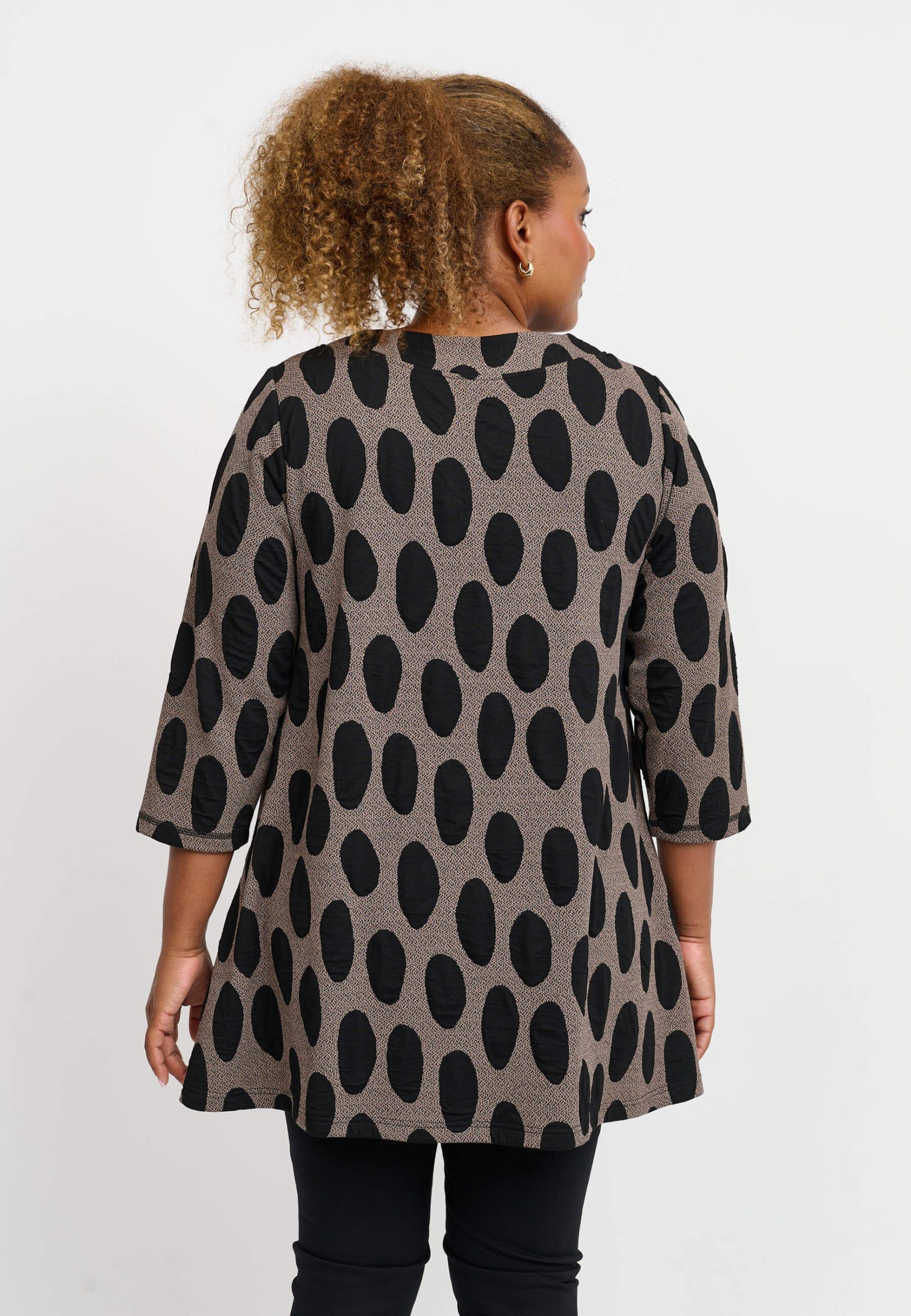 Pont Neuf Jola Tea - taupe/black dot
