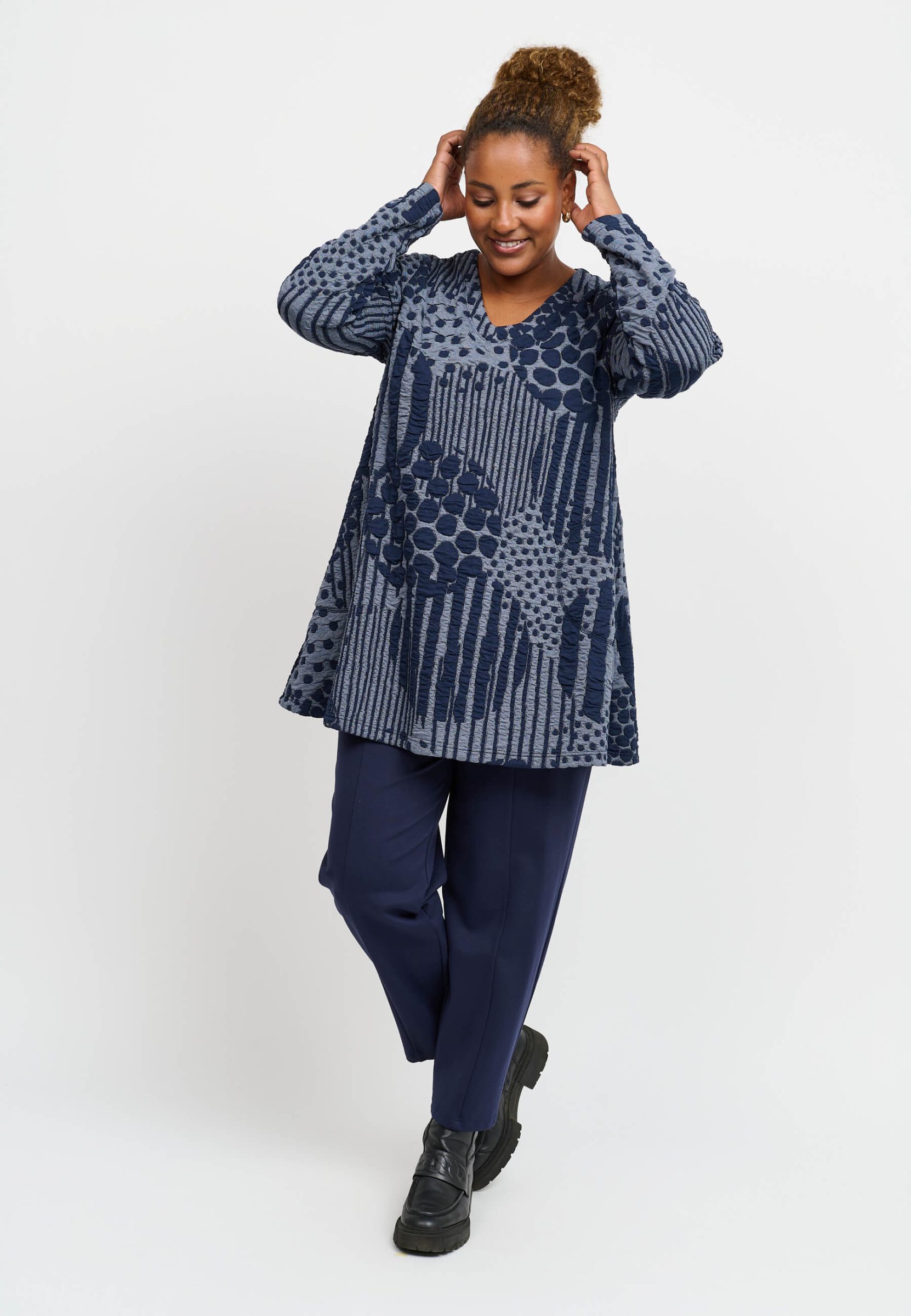 Pont Neuf Melina - Graphic Steel blue