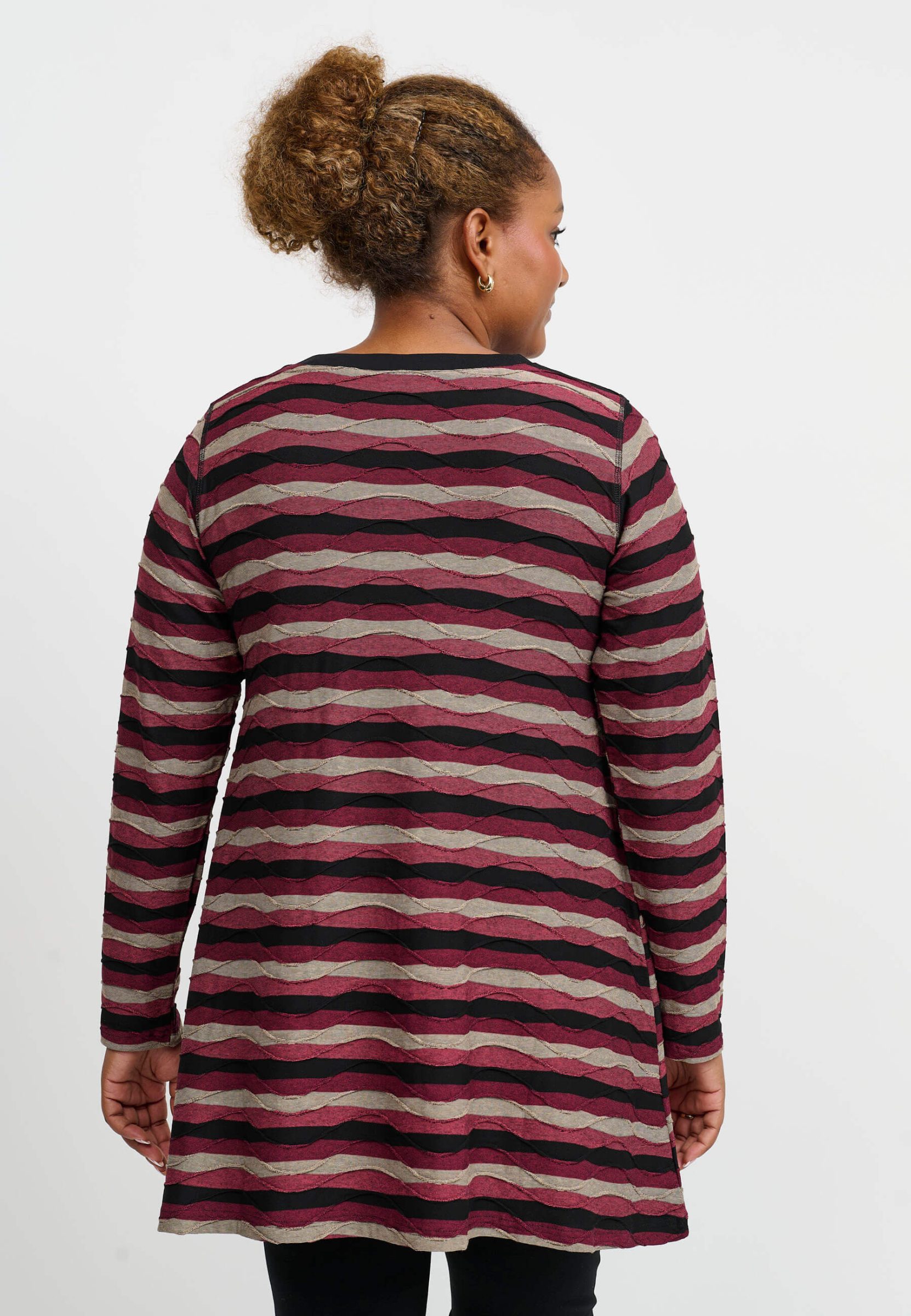 Pont Neuf Melina - Striped Bordeaux