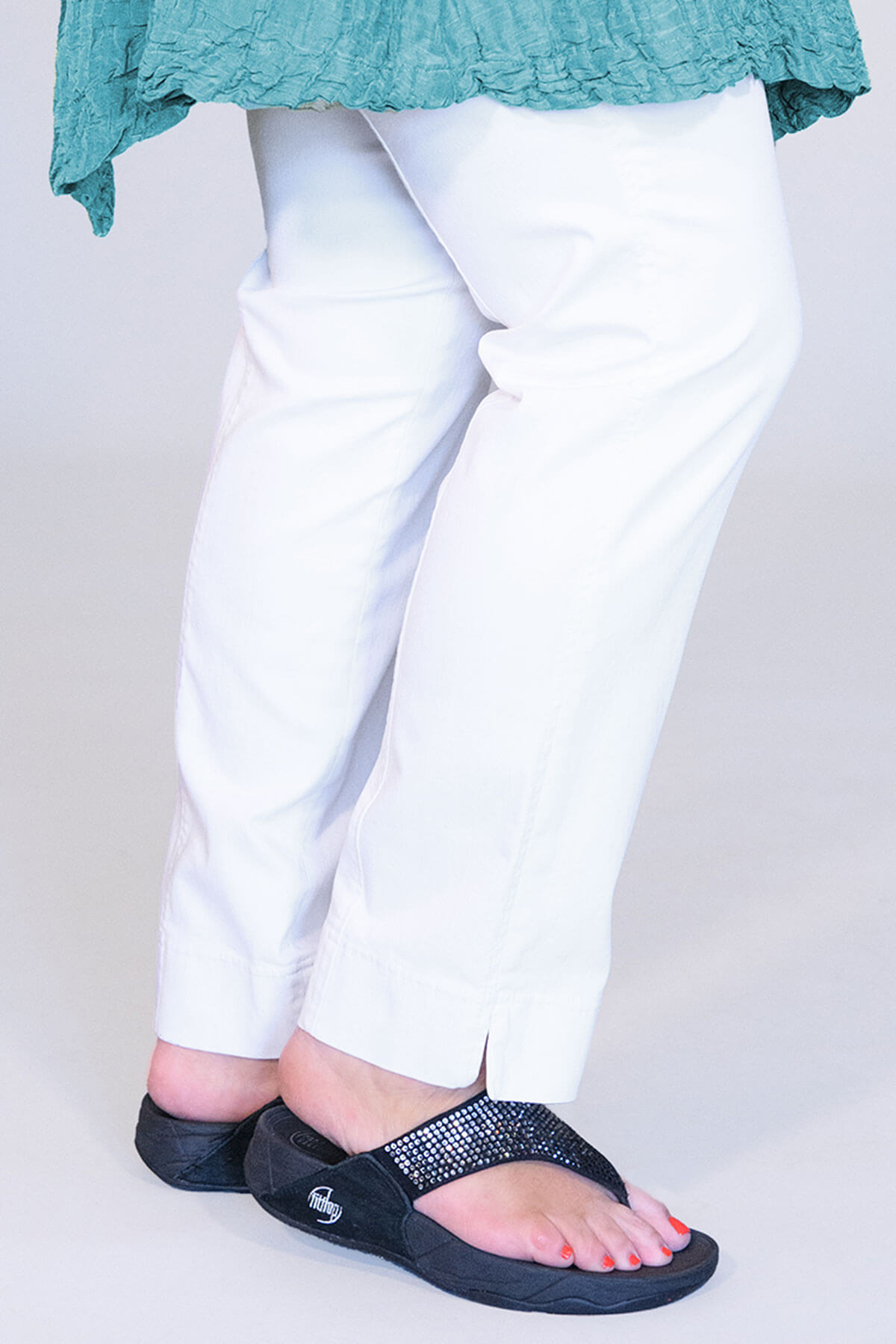 Robell Marie pull on jeans - white