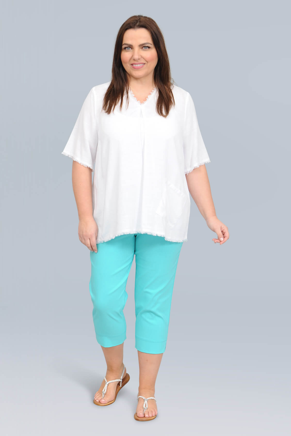 Robell Marie capris - aqua