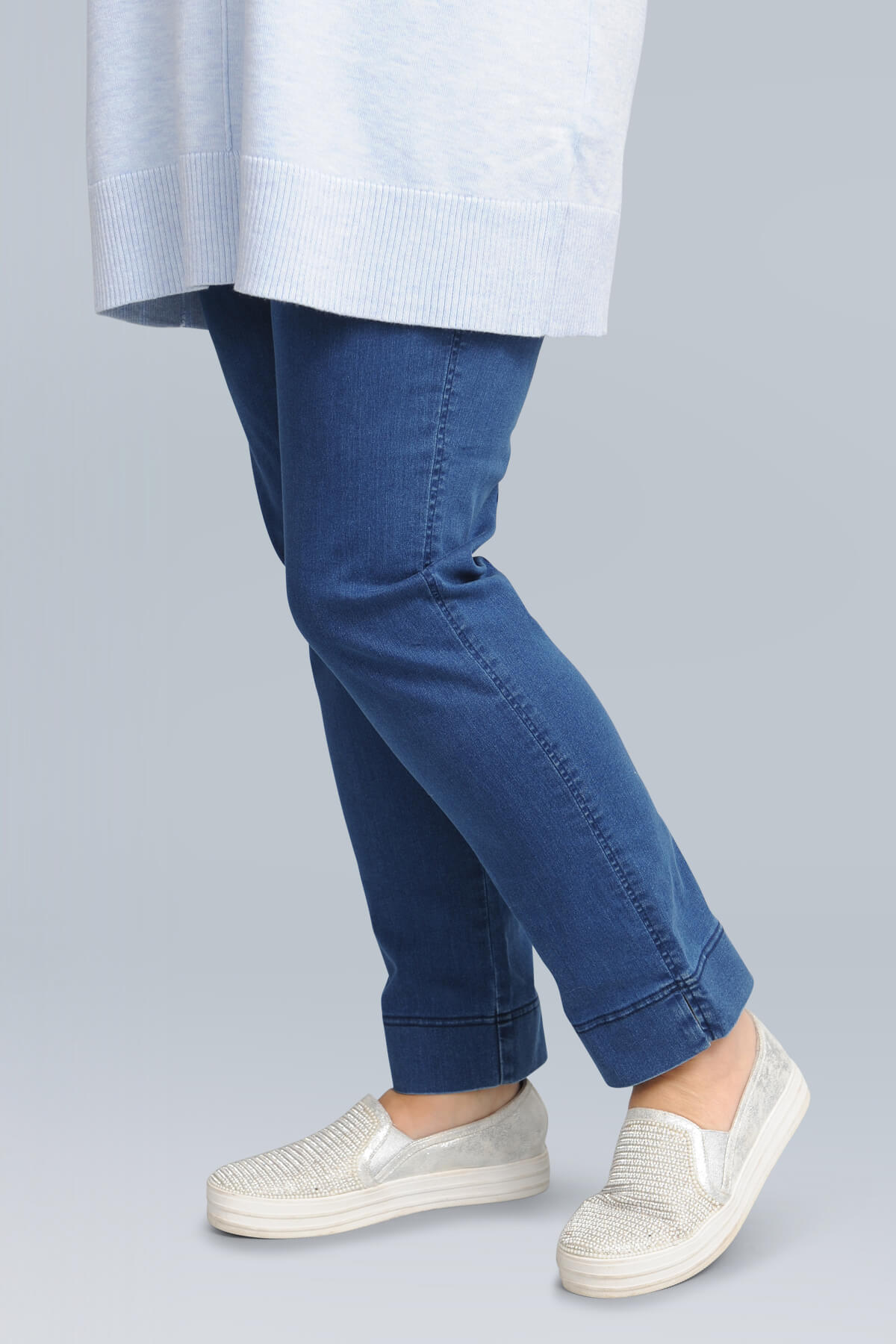 Robell Marie 29" Pull-on Jeans - light denim