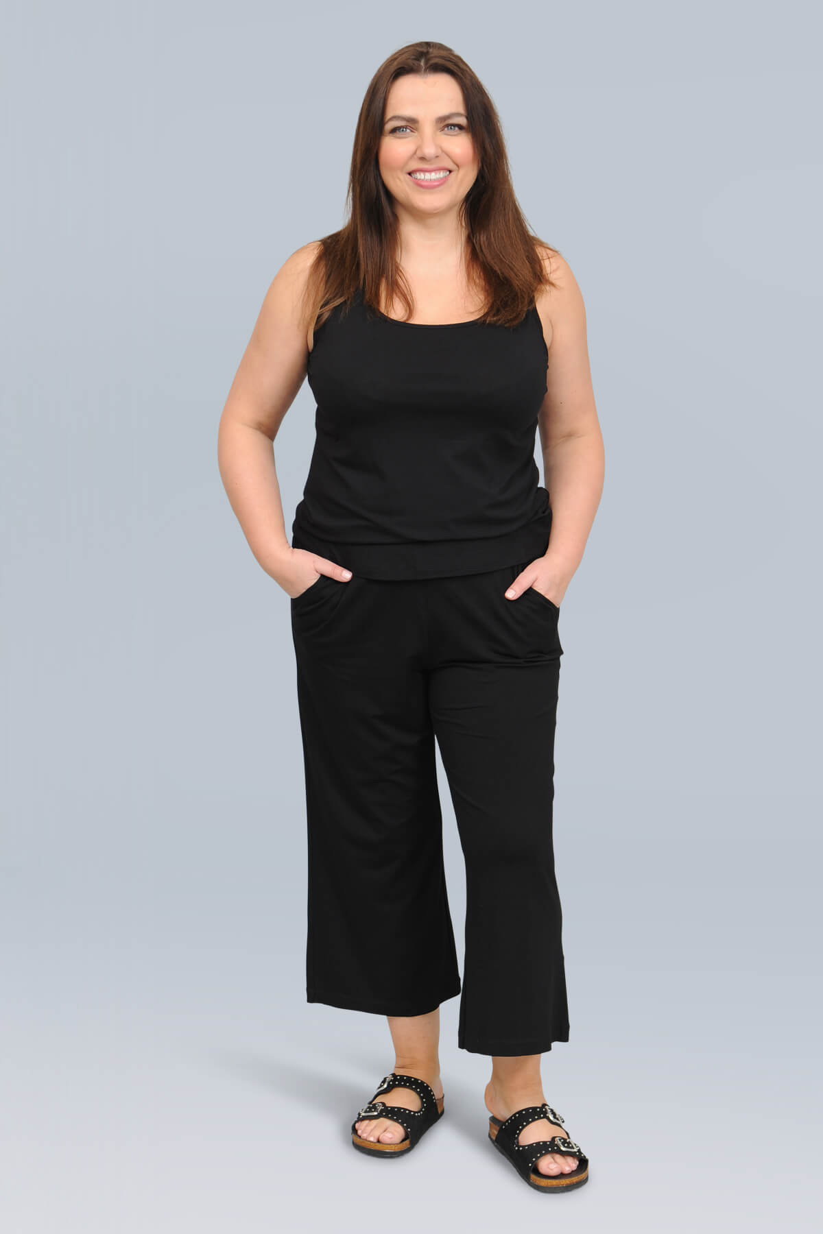 Via Appia vest - black